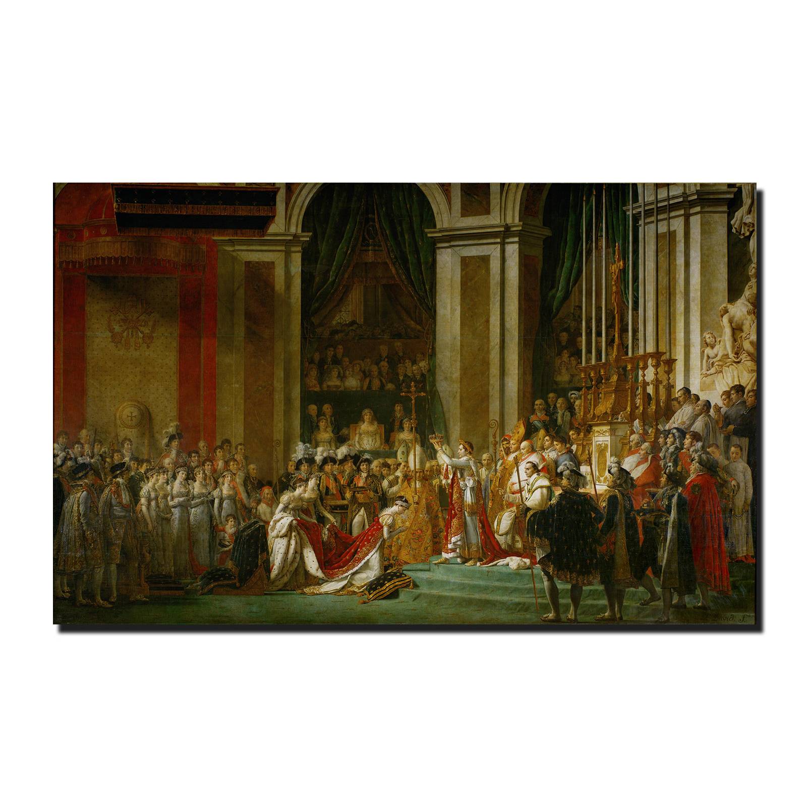 Cuadro Decorativo Canvas La consagración de Napoleón de Jacques-Louis David de 120 X 60 cm