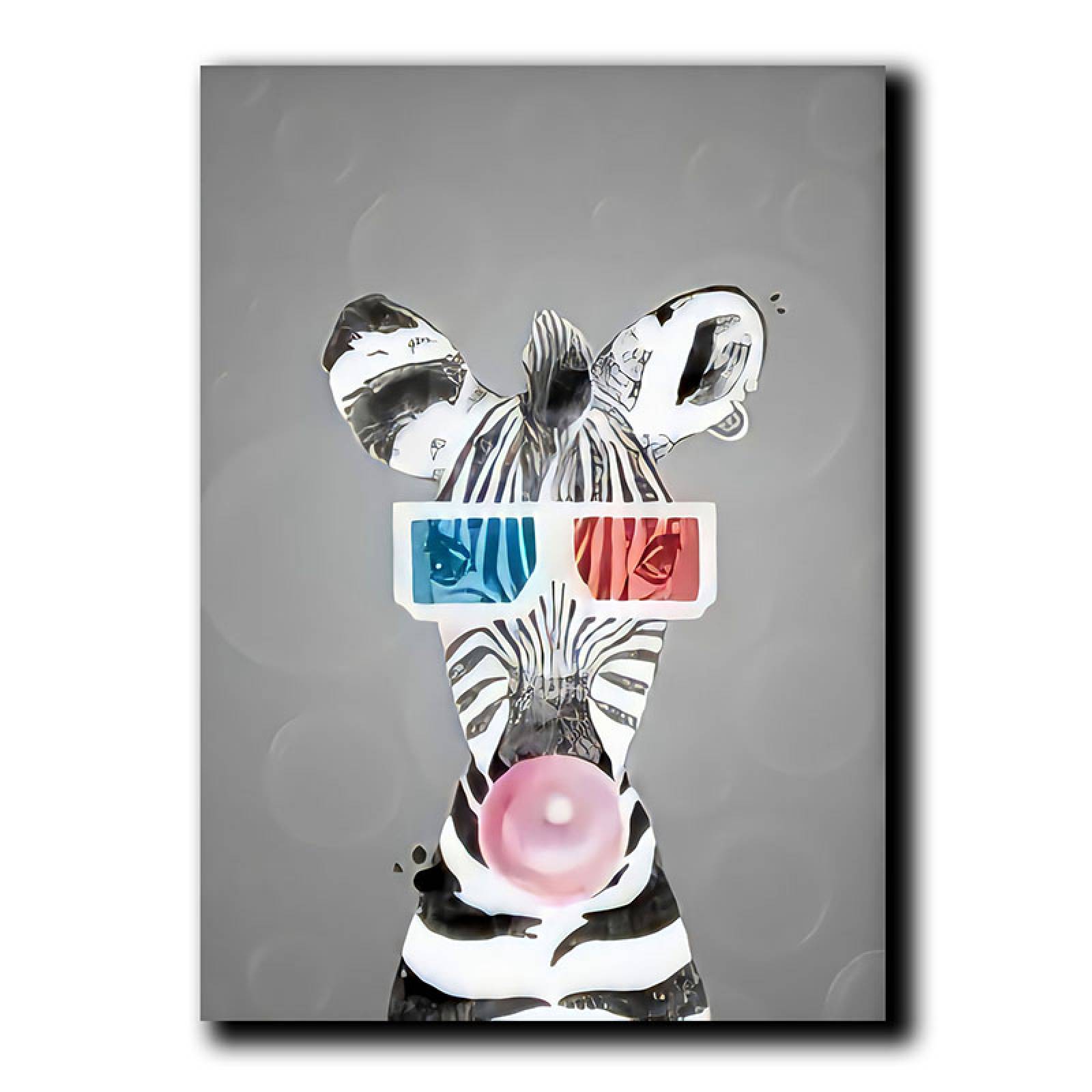 Cuadros Decorativos Set de 3 Piezas Para niños Tigre Elefante y Jirafa 40 X 60 cm