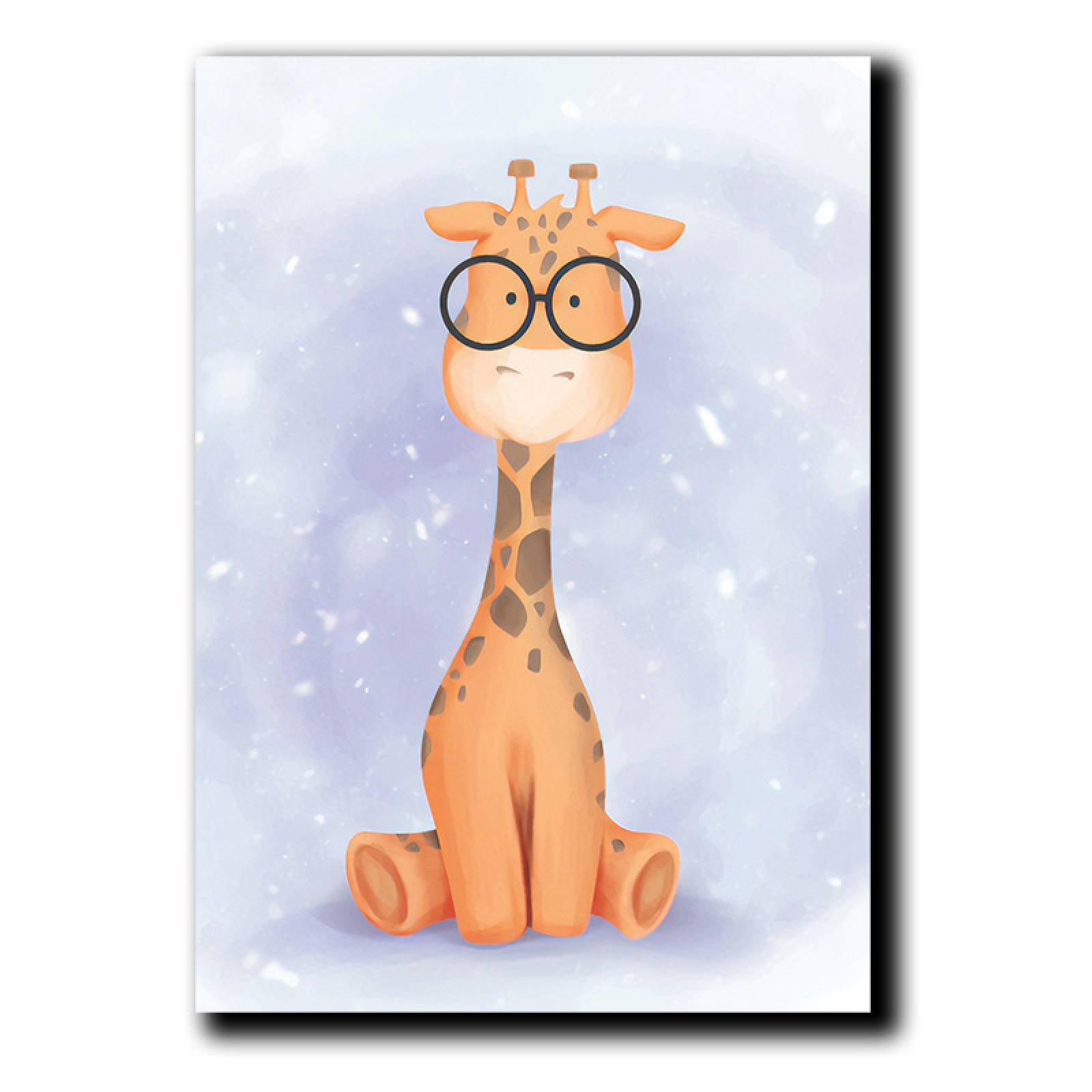 Cuadros Decorativos Set de 3 Piezas Para niñas Unicornio, Jirafa y globos 40 X 60 cm