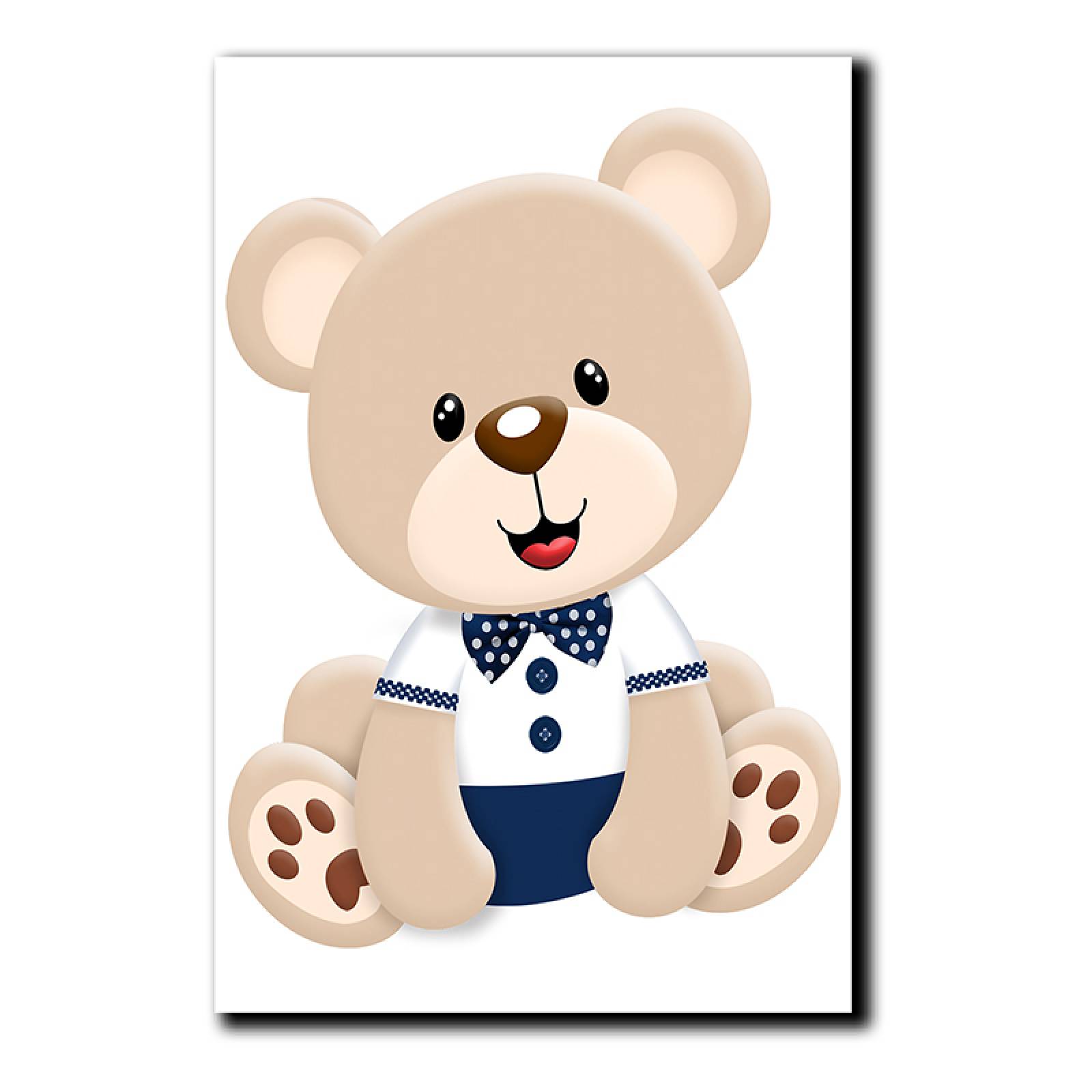 Cuadros Decorativos Set de 3 Piezas Para niños de ositos 40 X 60 cm