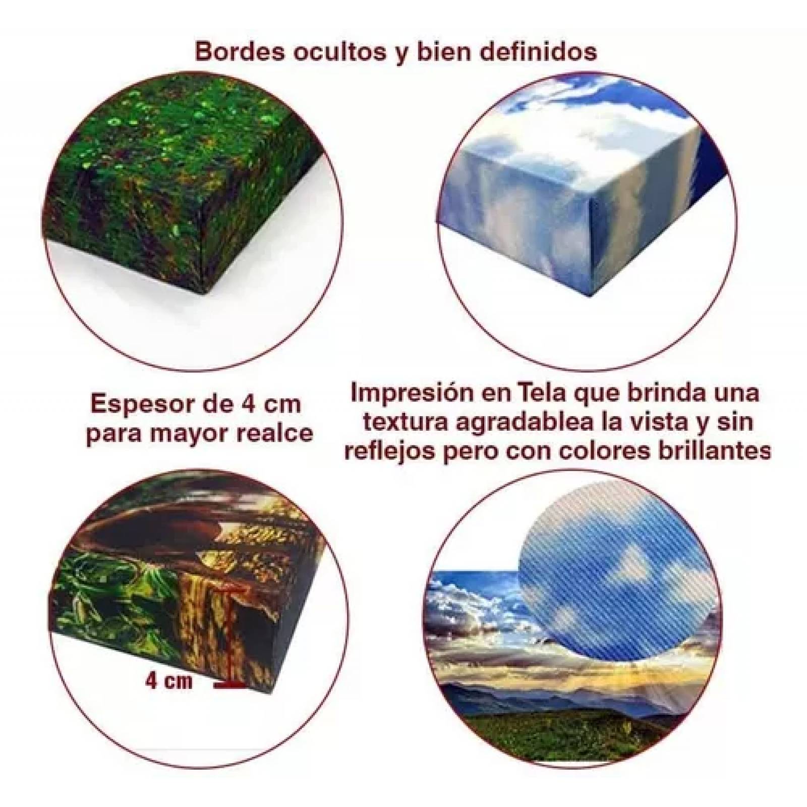 Cuadro Decorativo Holístico de chakras meditación o budismo 120 X 80 cm #9.