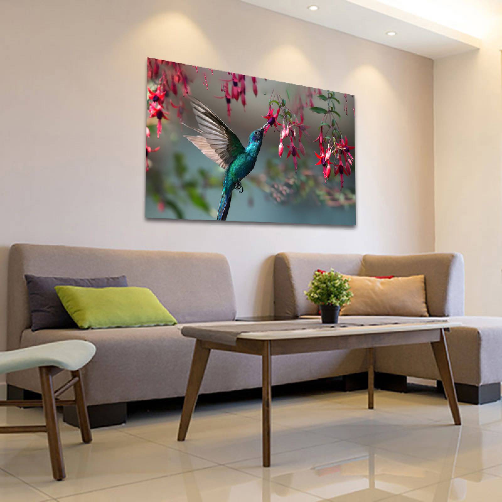 Cuadro Decorativo Canvas Ave Colibrí  60 X 40 cm #3