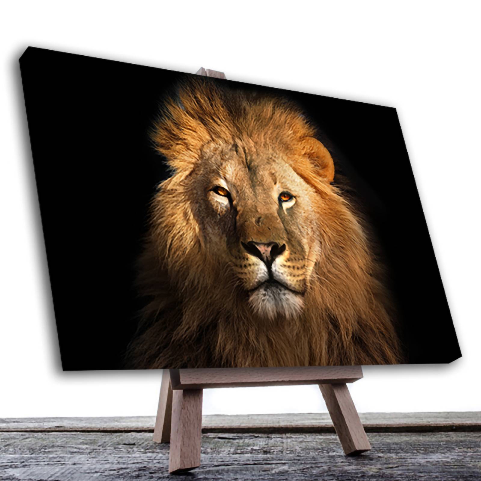 Cuadro Decorativo Cara de Leon # 1 45 X 30