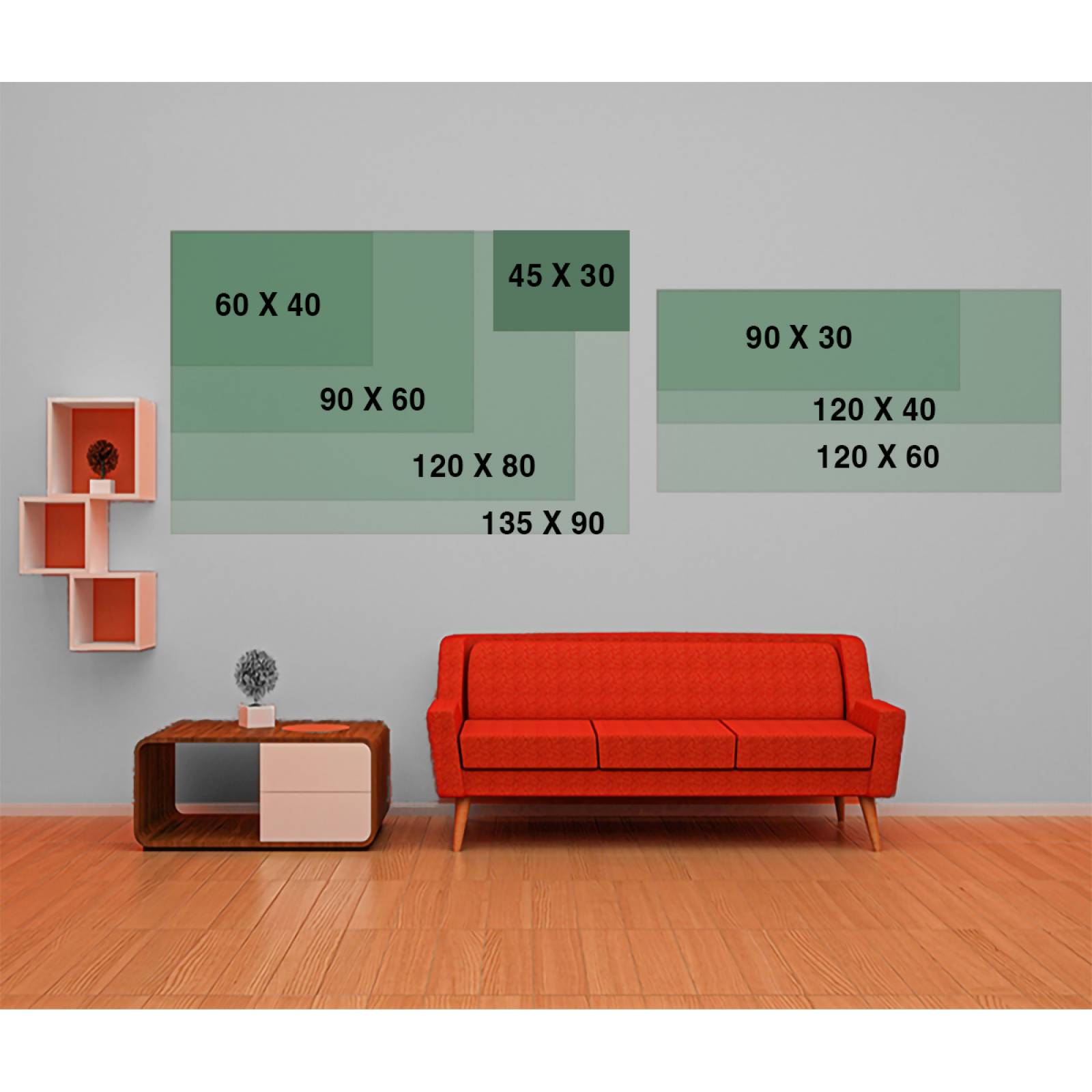 Cuadro Decorativo Londres Blanco Y Negro Con Vivos Rojos #36 135 X 90.