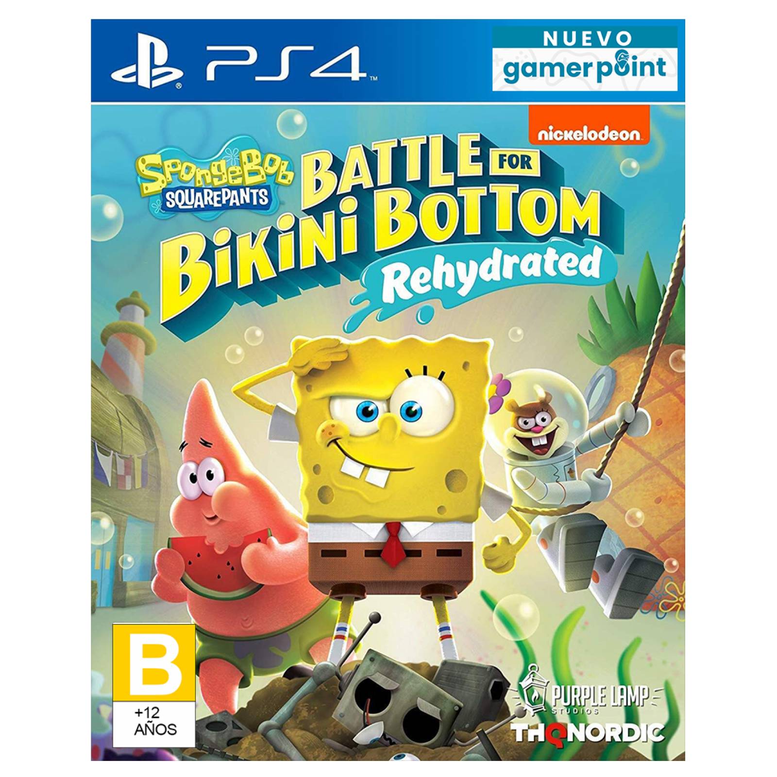 Spongebob Squarepants Battle For Bikini Bottom Rehydrated Ps4