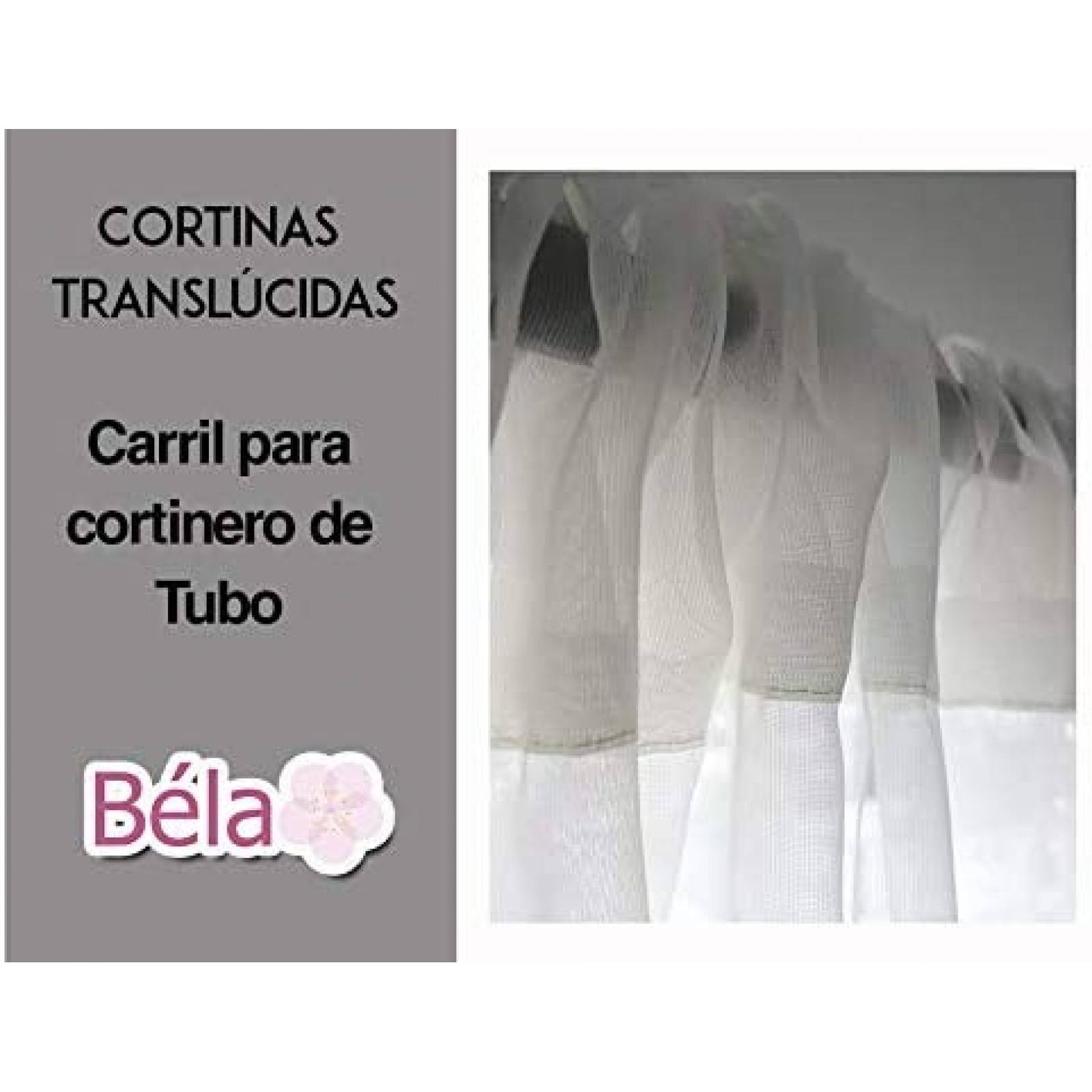 Bela Set de 2 Cortinas Translucidas 2.30 Alto X 1.40m Ancho C/u
