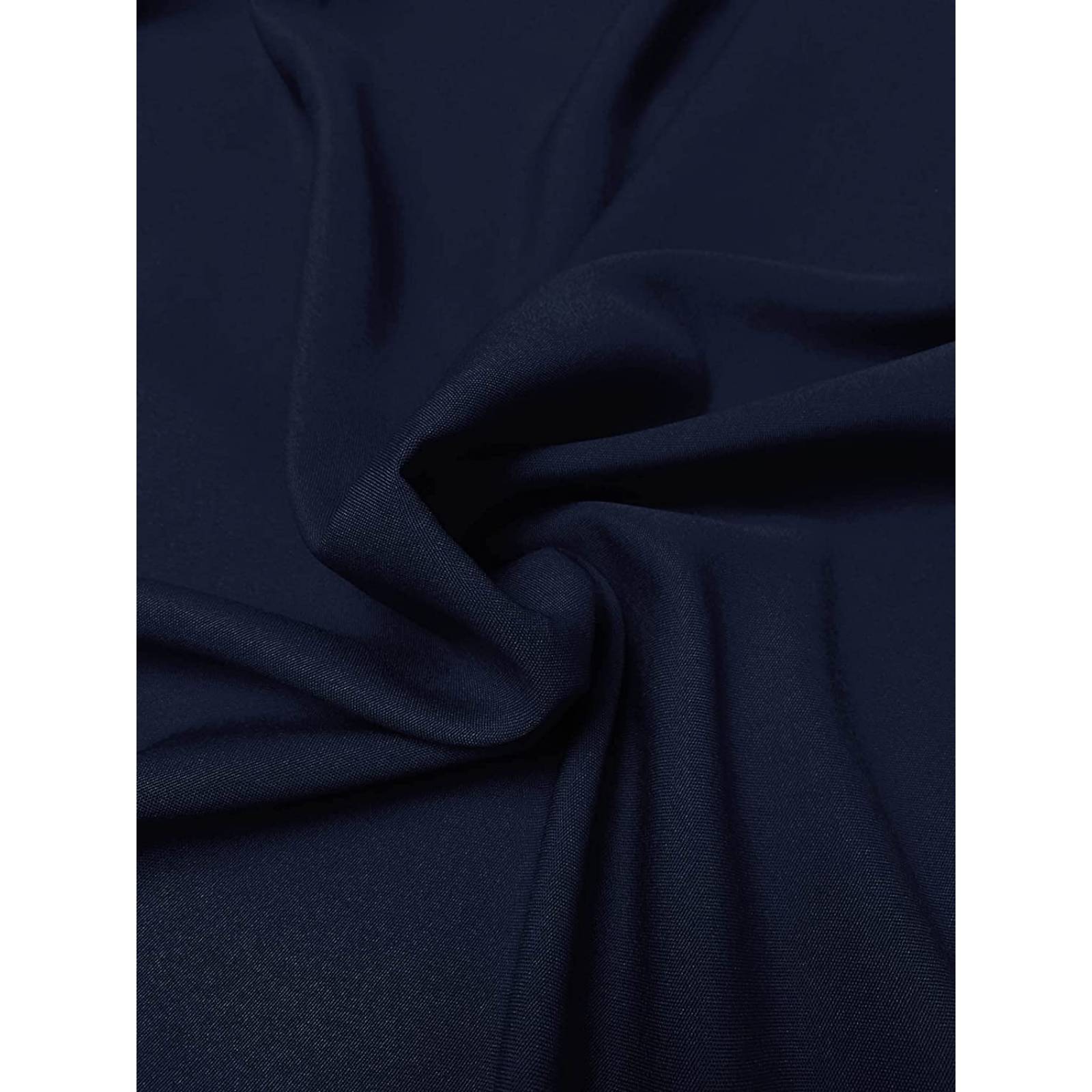 BÉLA Juego Cortinas Aura 1.80m Alto x 2.70m Ancho Color Azul Marino