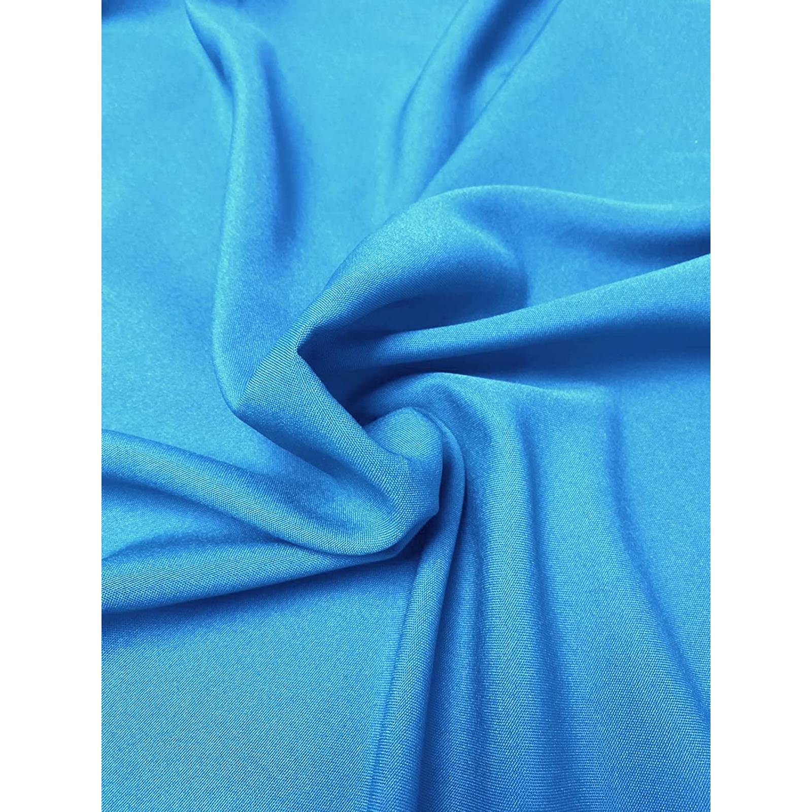 BÉLA Juego Cortinas Aura 1.80m Alto x 2.70m Ancho Color Azul Turquesa