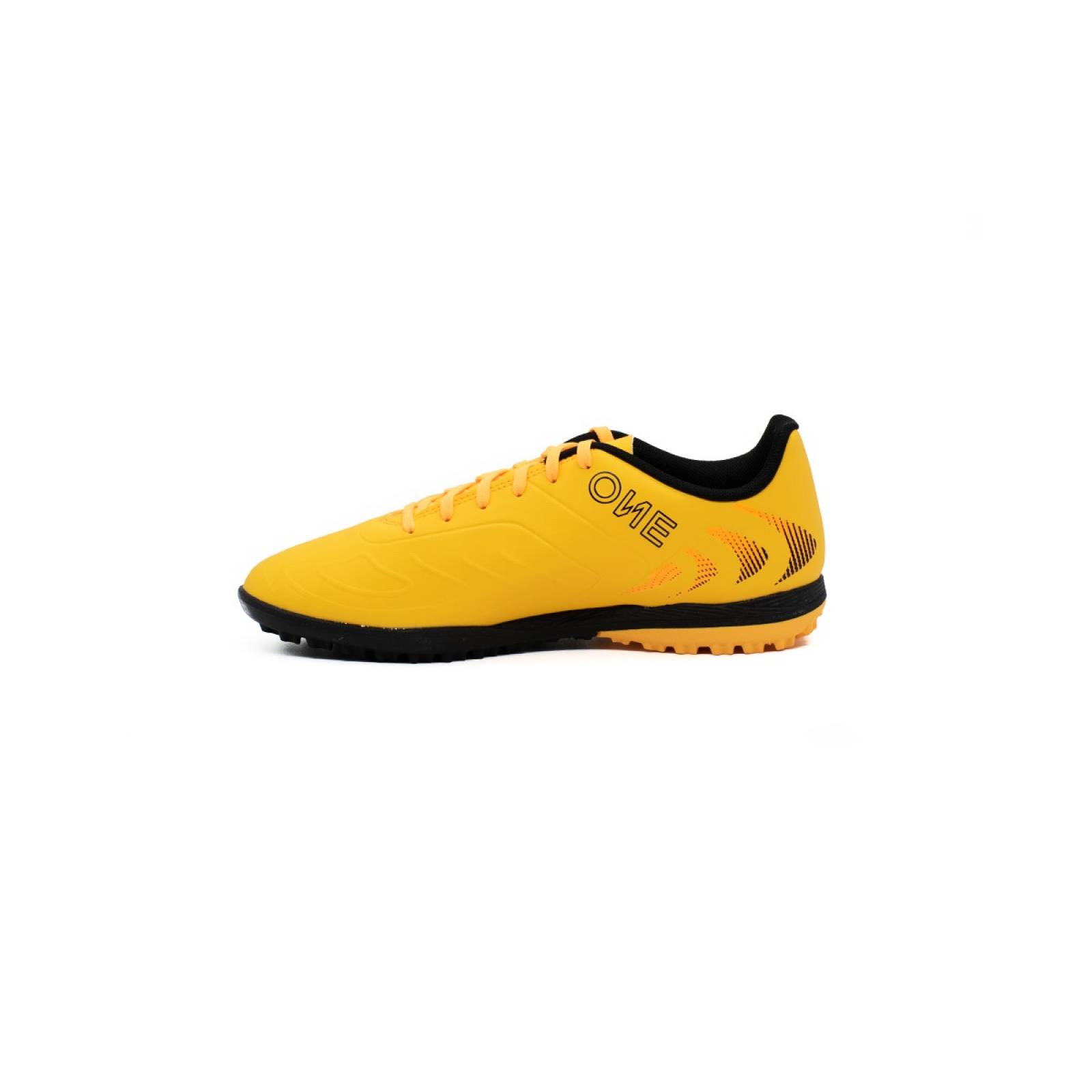 TENIS PARA FÚTBOL RÁPIDO PUMA ONE 204 TT 105833 01 (AMARILLO NEGRO)