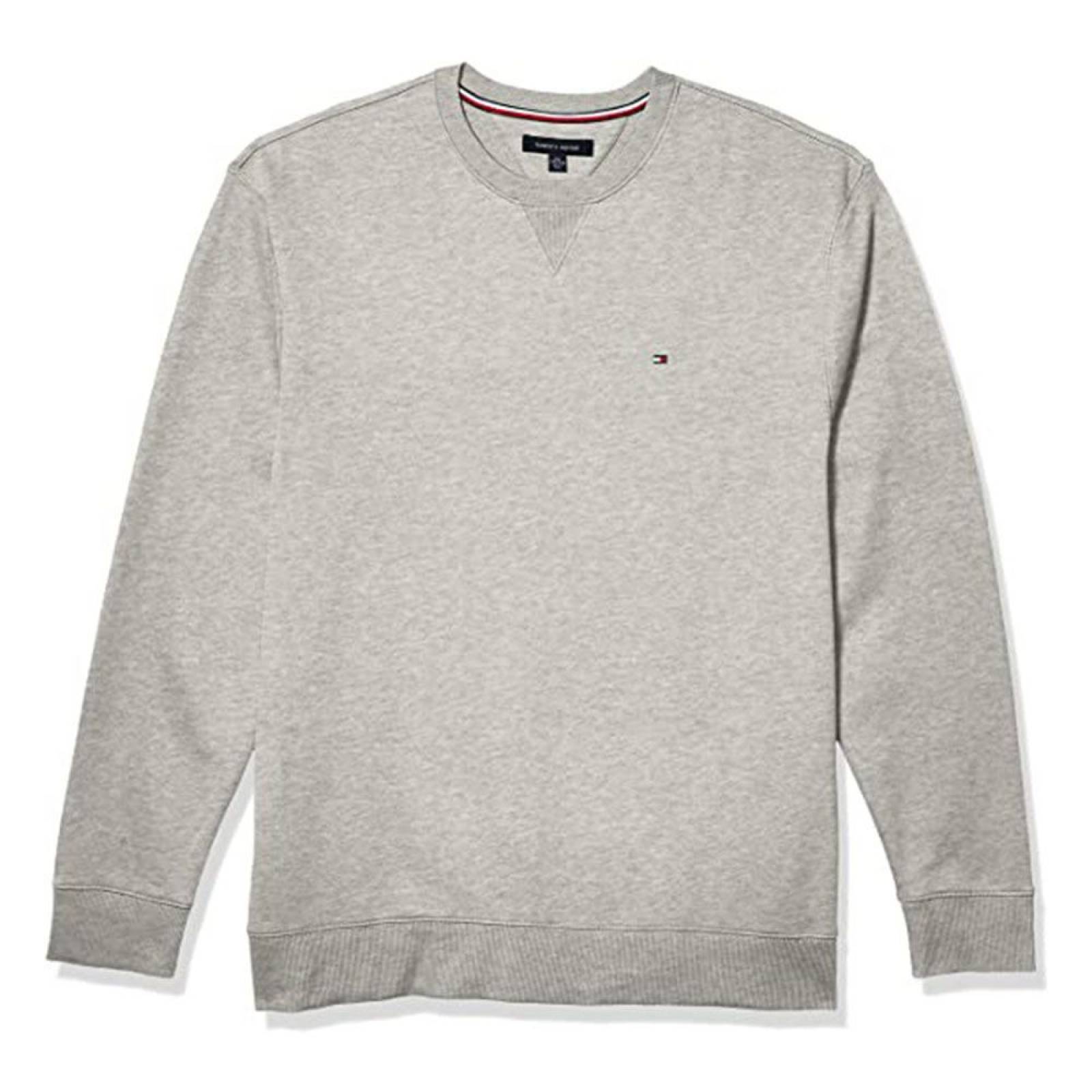 SUDADERA Tommy Hilfiger cuello redondo casual GRIS