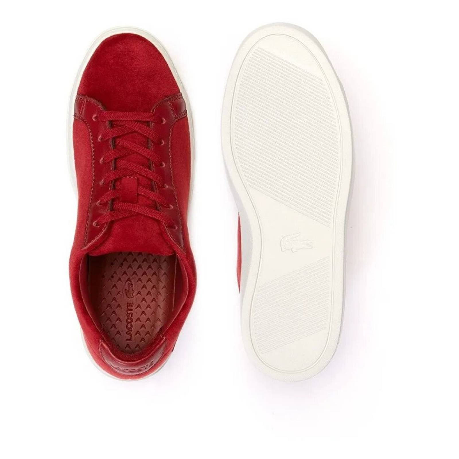 Tenis Lacoste Rojos Ligth 3183 zapatos de dama comdos