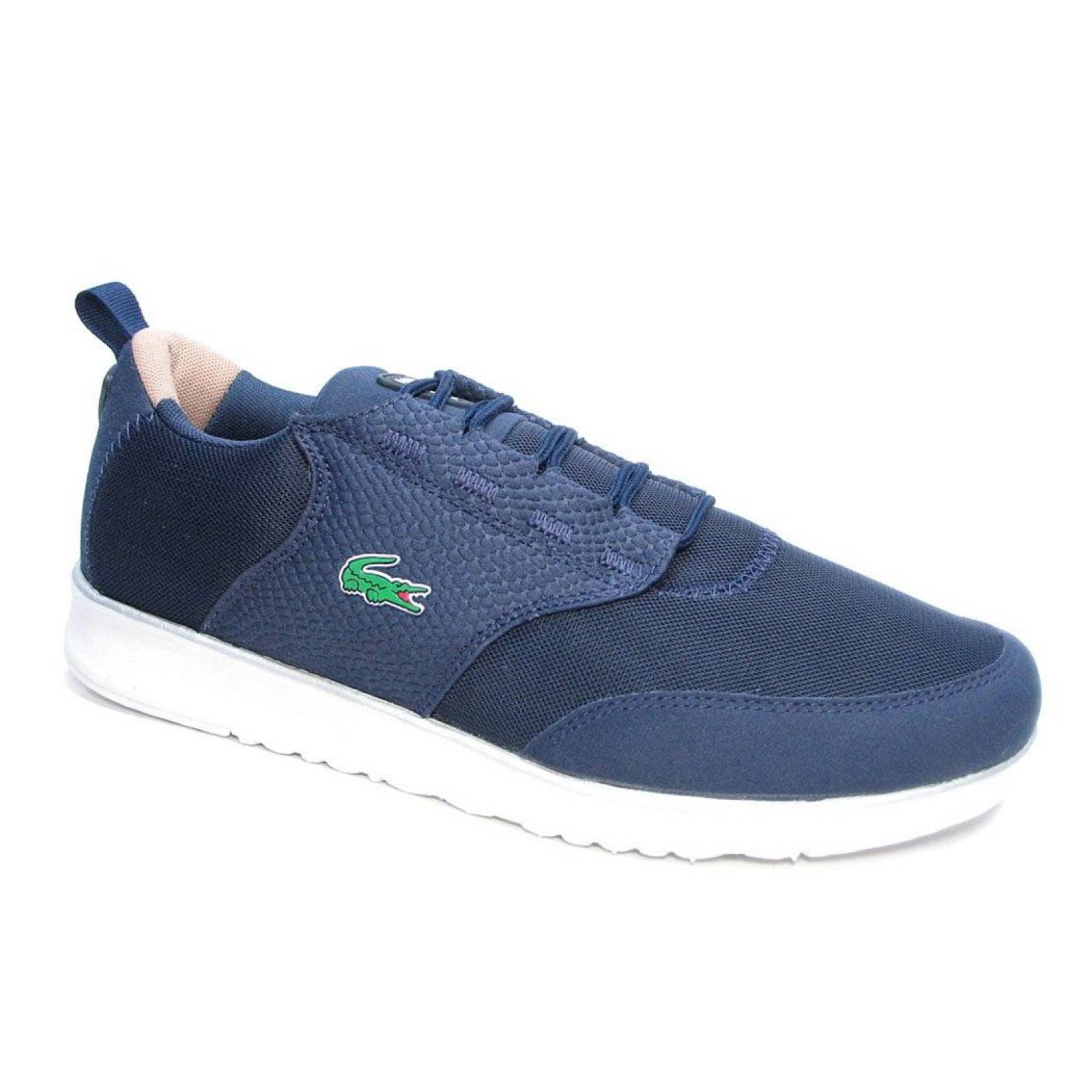 Tenis Lacoste Light 118 Azules Hombre Comodos 