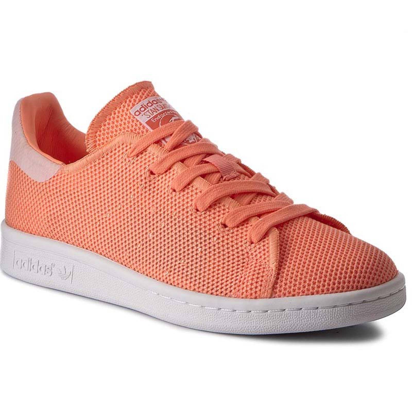 Tenis Adidas Stan Smith Naranja Mujer 