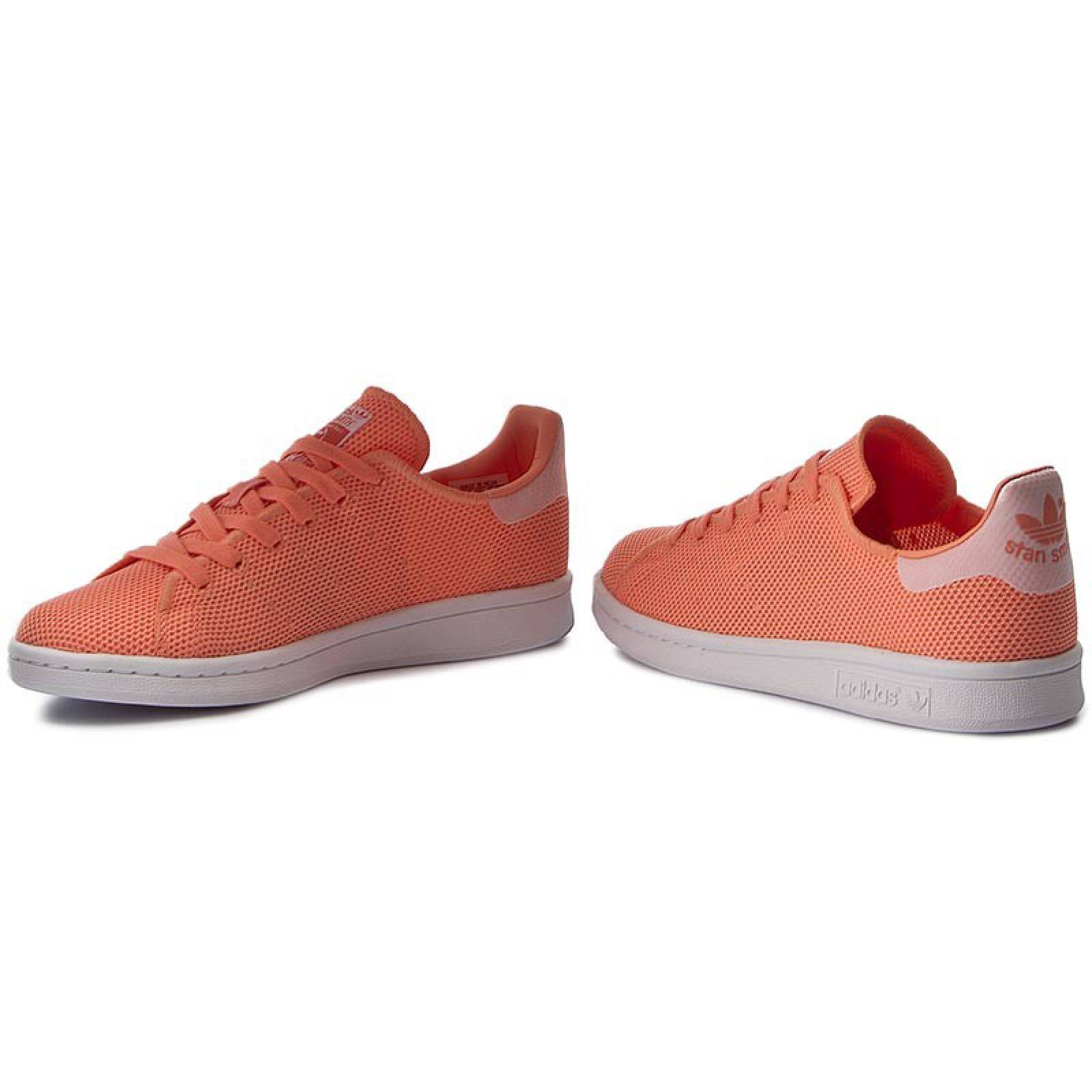 Tenis Adidas Stan Smith Naranja Mujer 