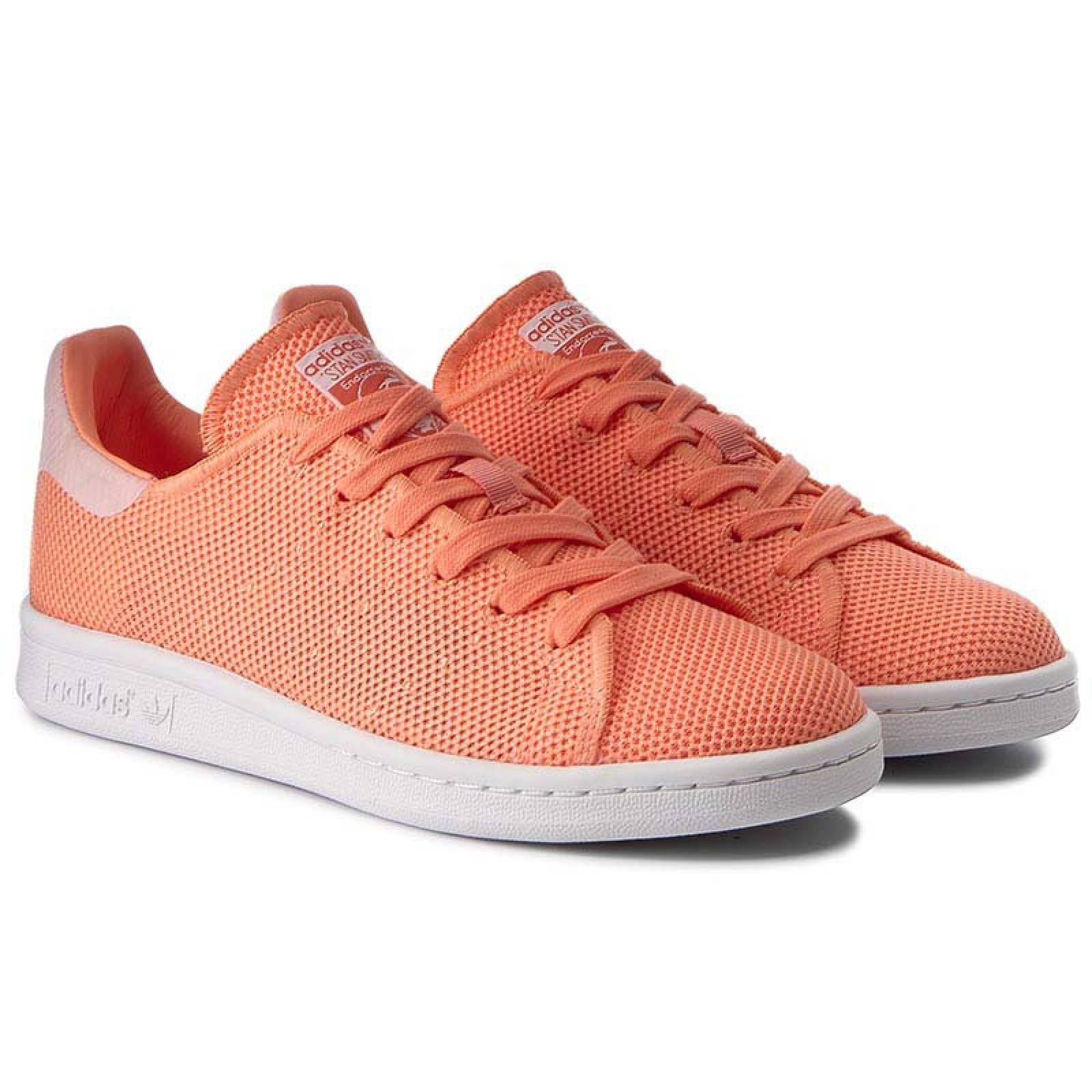 Tenis Adidas Stan Smith Naranja Mujer 