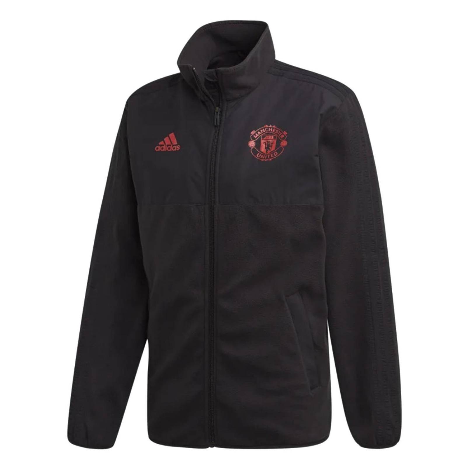 Chamarra Adidas Manchester United Negra Hombre