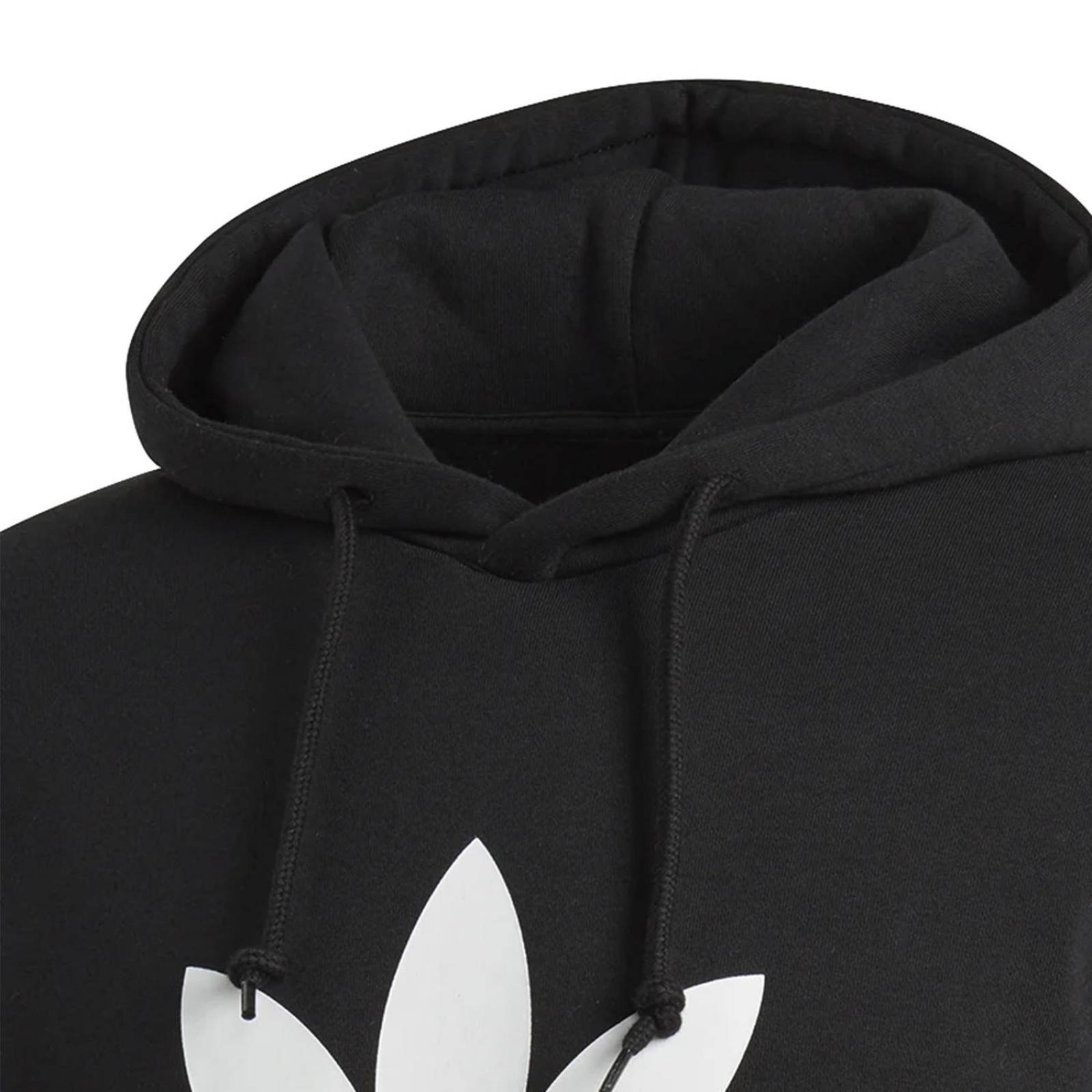 Sudadera Adidas Trifolio Negra Logo Hombre