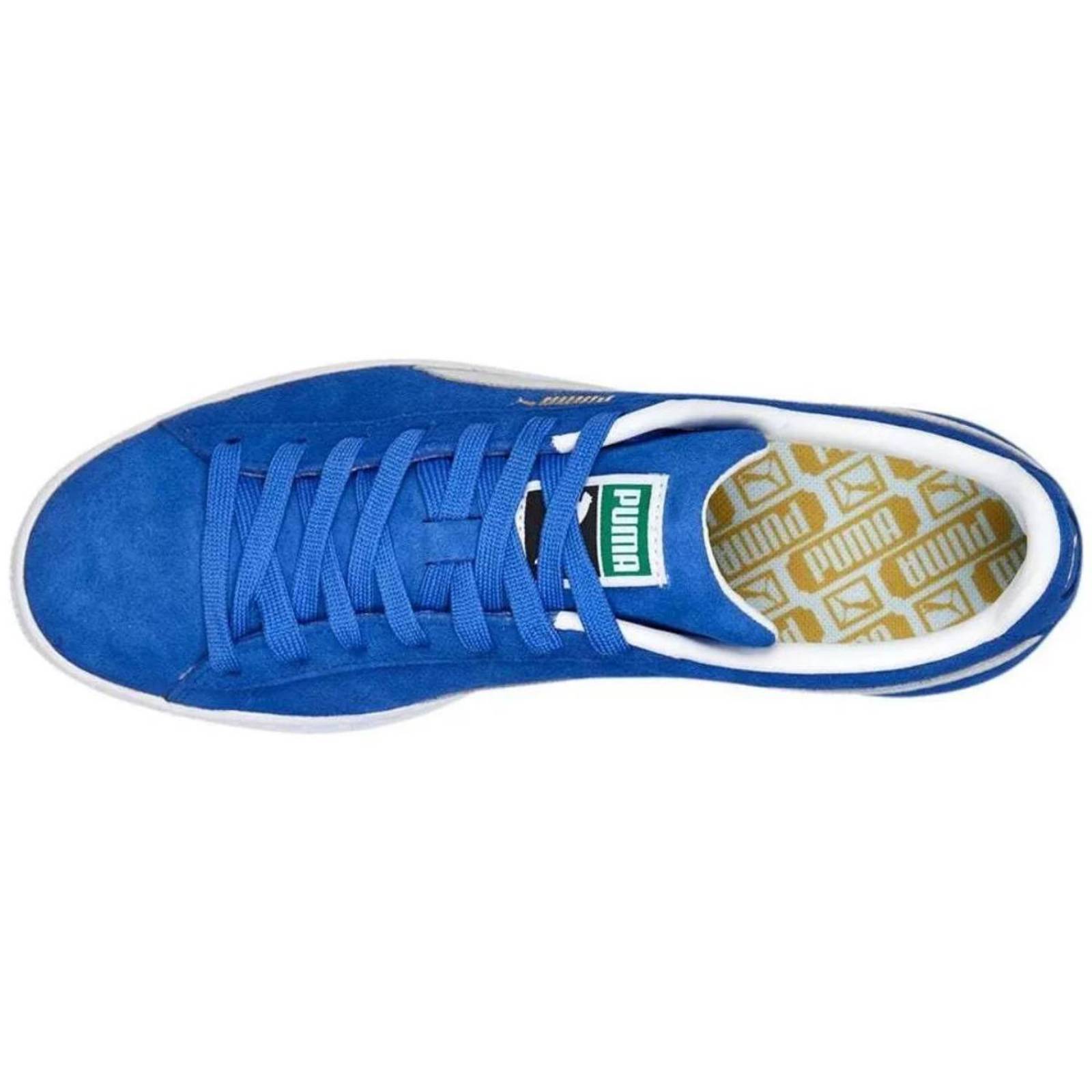 Tenis Puma Suede Classic XXI Hombre Azules Moda Casuales