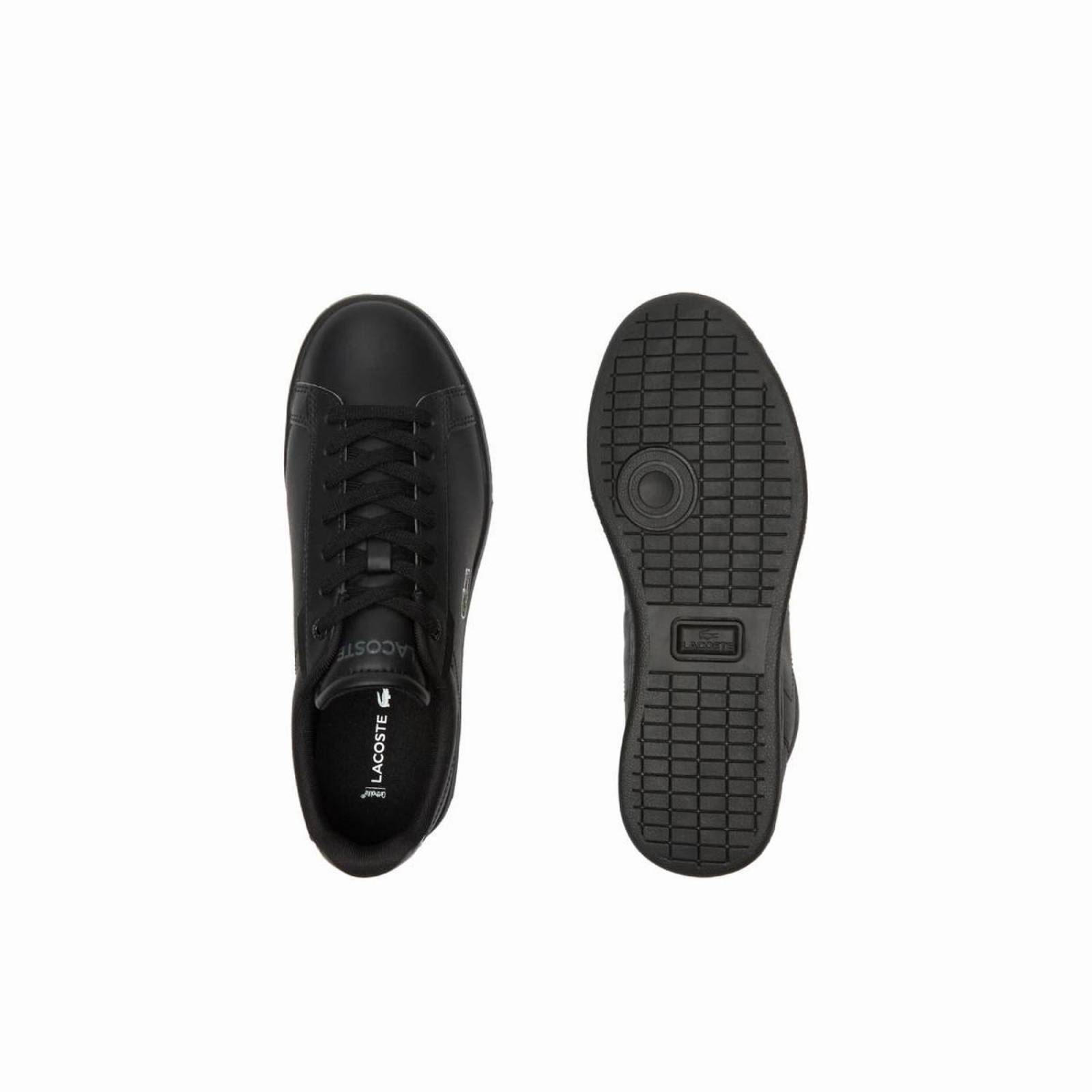 Tenis Lacoste Carnaby Evo Pro Negro Mujer Moda Comodos
