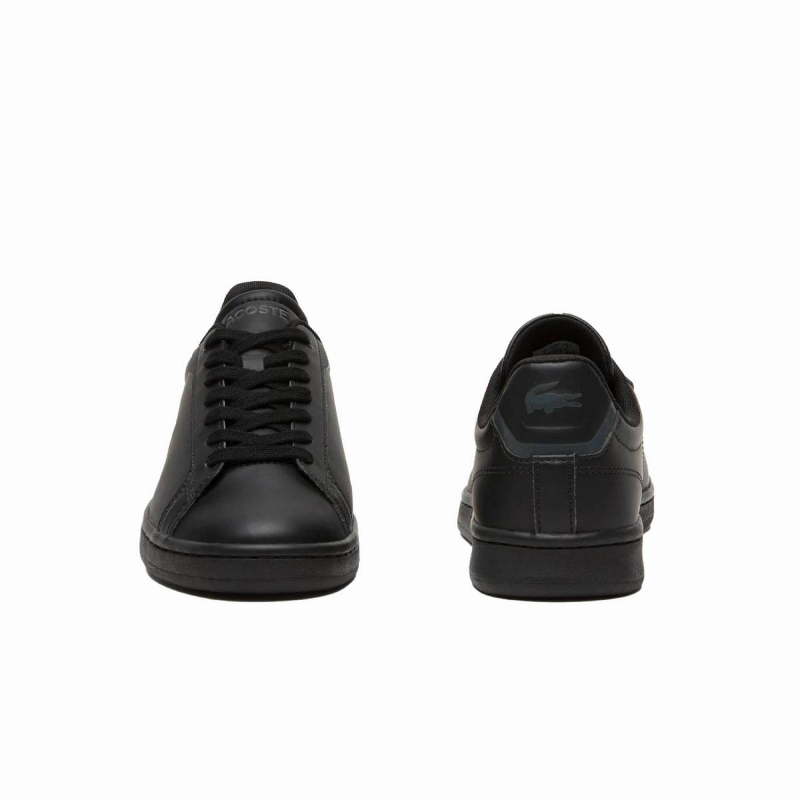 Tenis Lacoste Carnaby Evo Pro Negro Mujer Moda Comodos