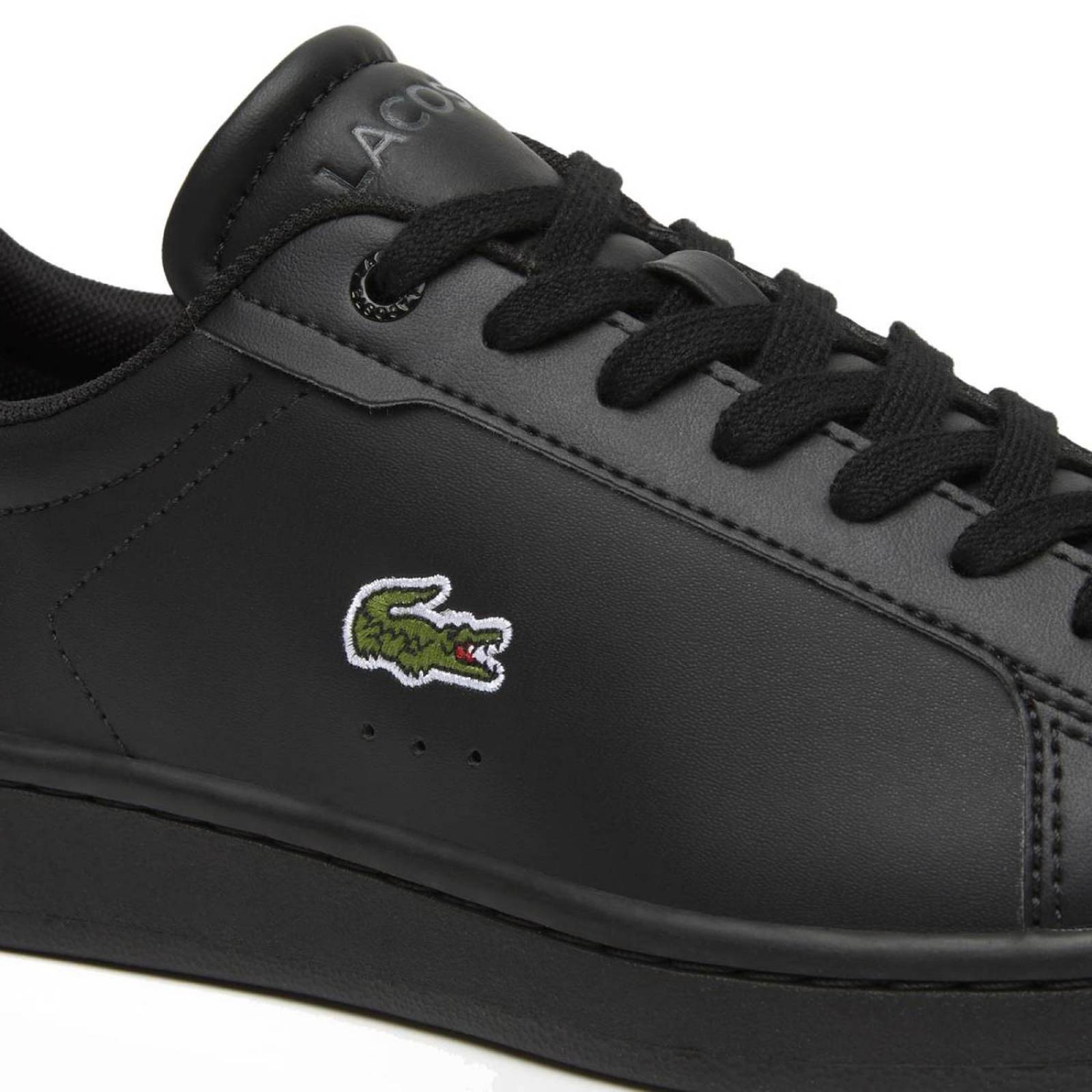 Tenis Lacoste Carnaby Evo Pro Negro Mujer Moda Comodos