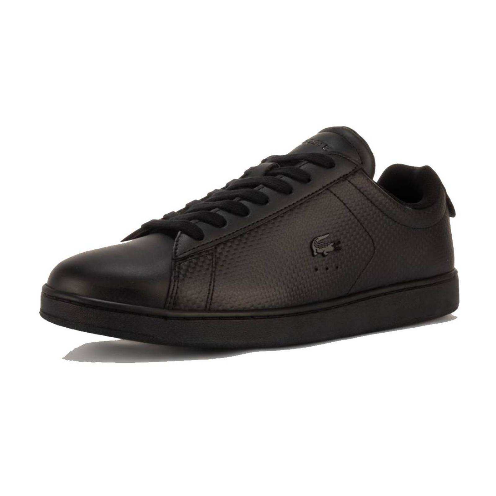 Tenis Lacoste Carnaby Evo Negro Hombre Moda Casuales 