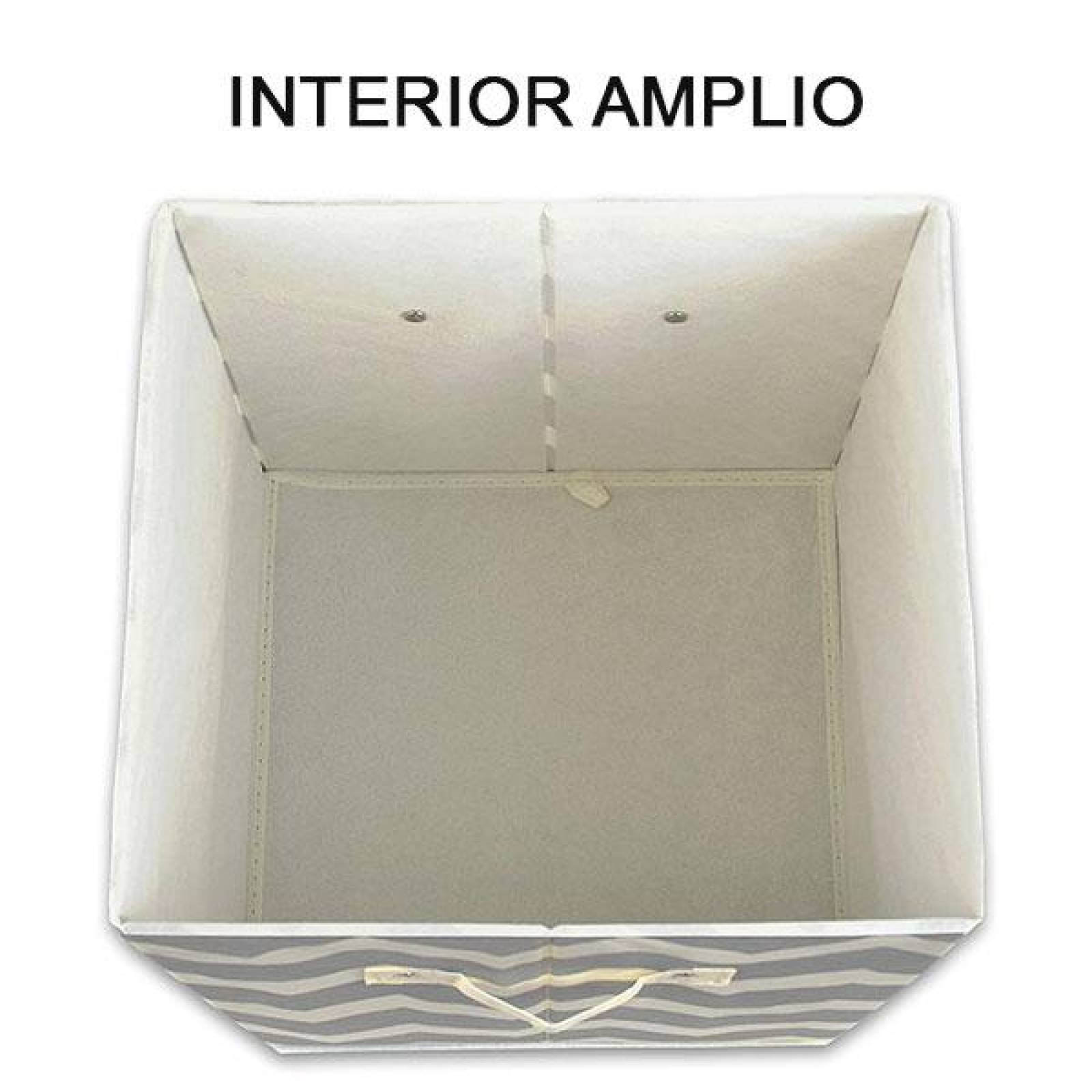 Organizador Plegable de Tela, Contenedor, Multiusos, 2 piezas