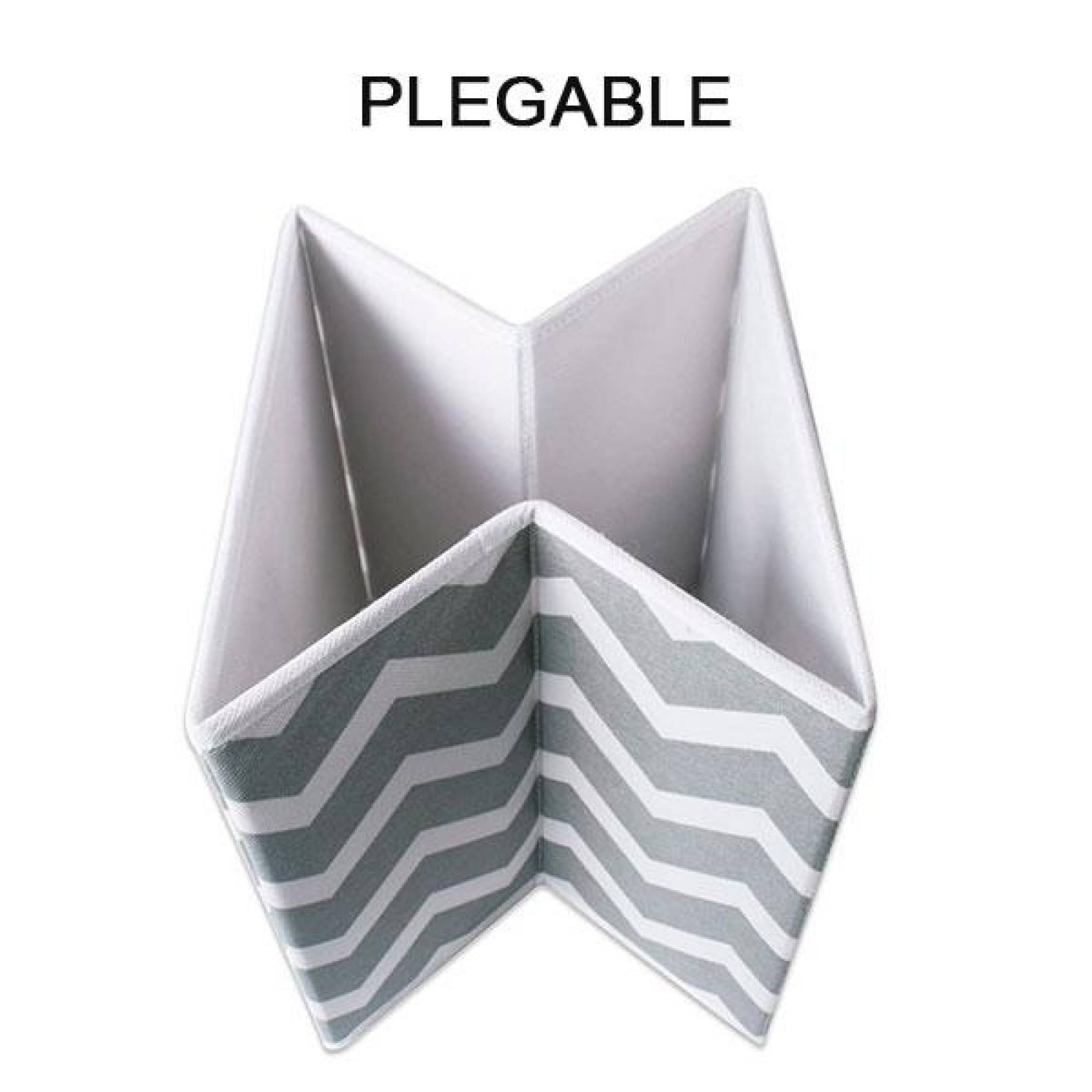 Organizador Plegable de Tela, Contenedor, Multiusos, 2 piezas