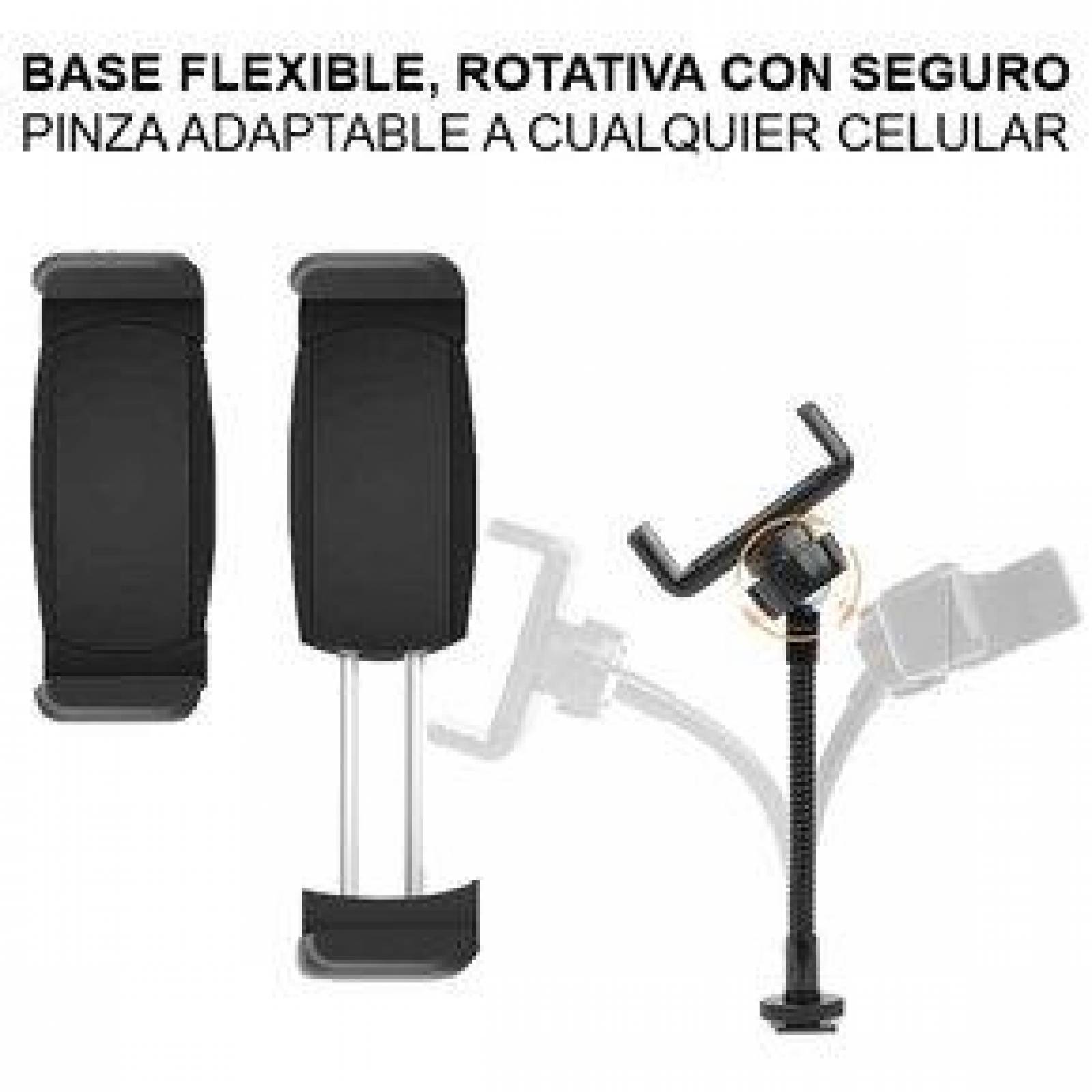 Tripie Lampara Aro de Luz Led para Video y Foto Ajustable