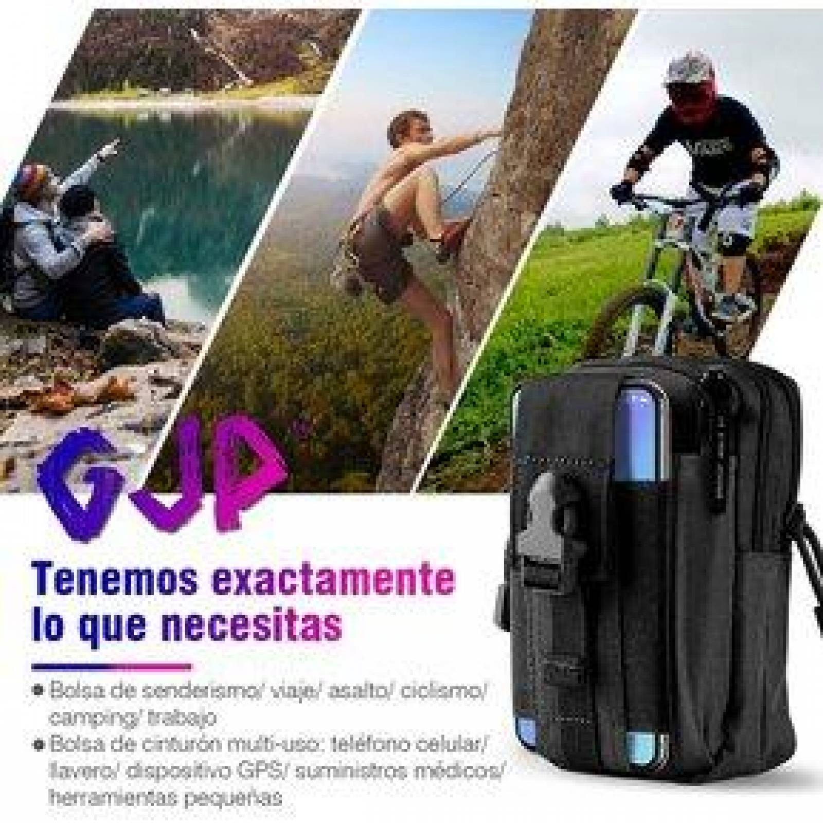 Cangurera Táctica para Hombre Compartimentos para Artículos Personales 