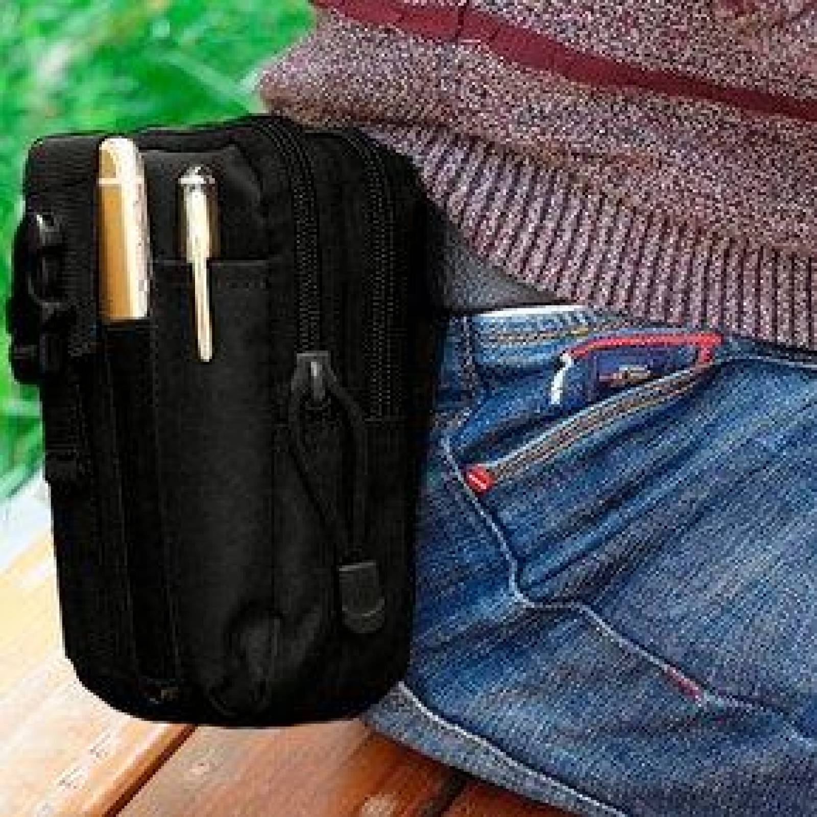 Cangurera Táctica para Hombre Compartimentos para Artículos Personales 
