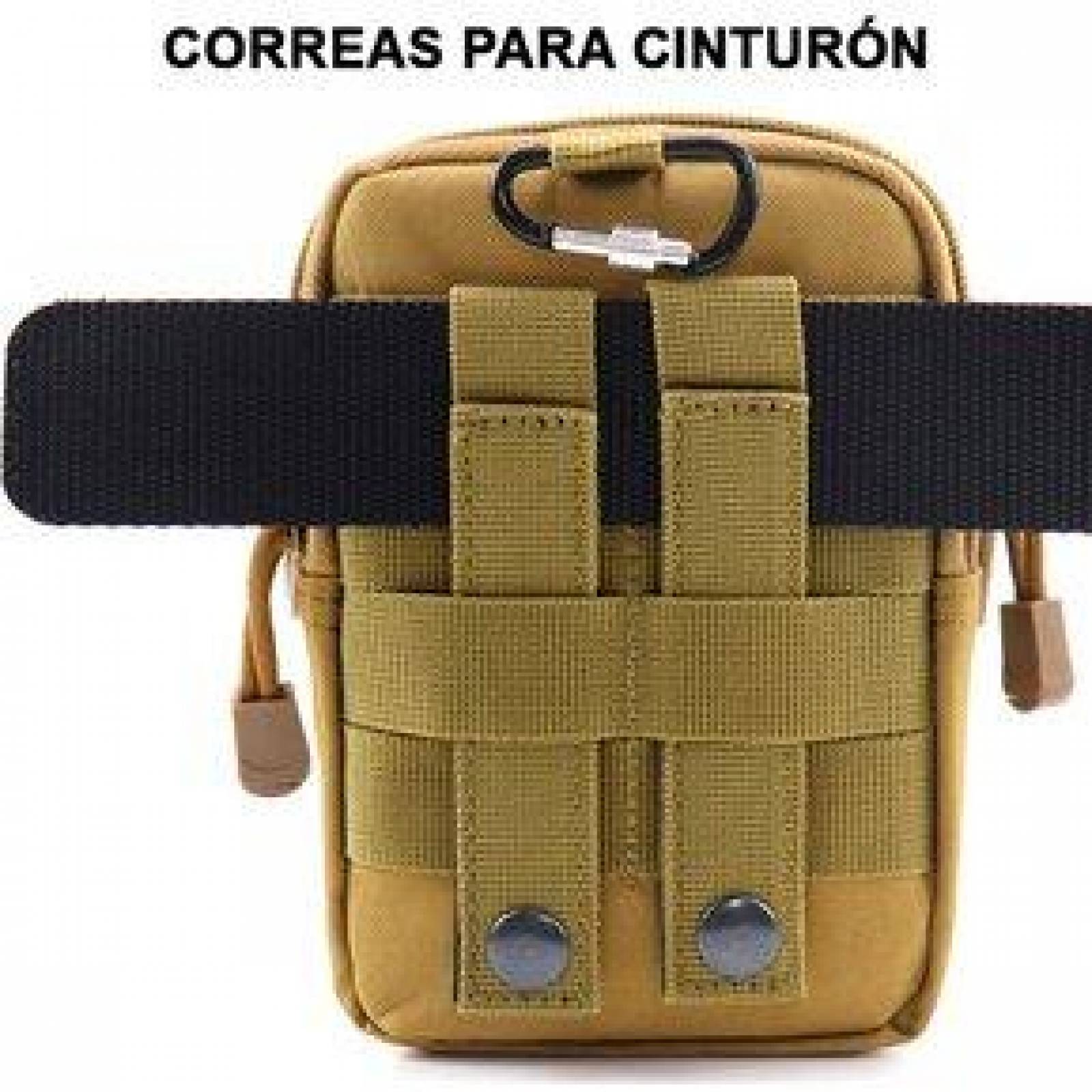 Cangurera Táctica para Hombre Compartimentos para Artículos Personales 