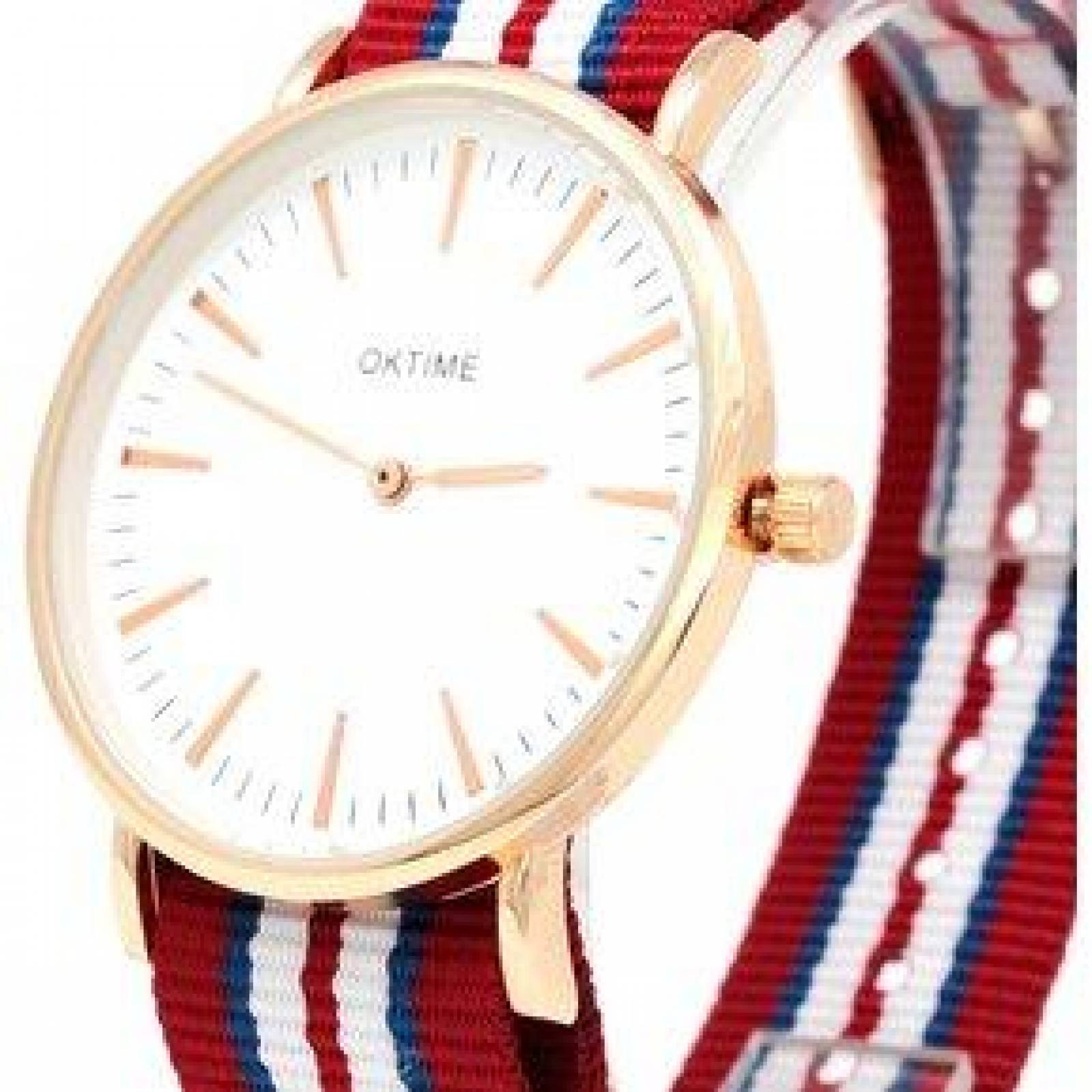 Reloj Análogo Carátula Minimalista Correa Ajustable Antirrayaduras 