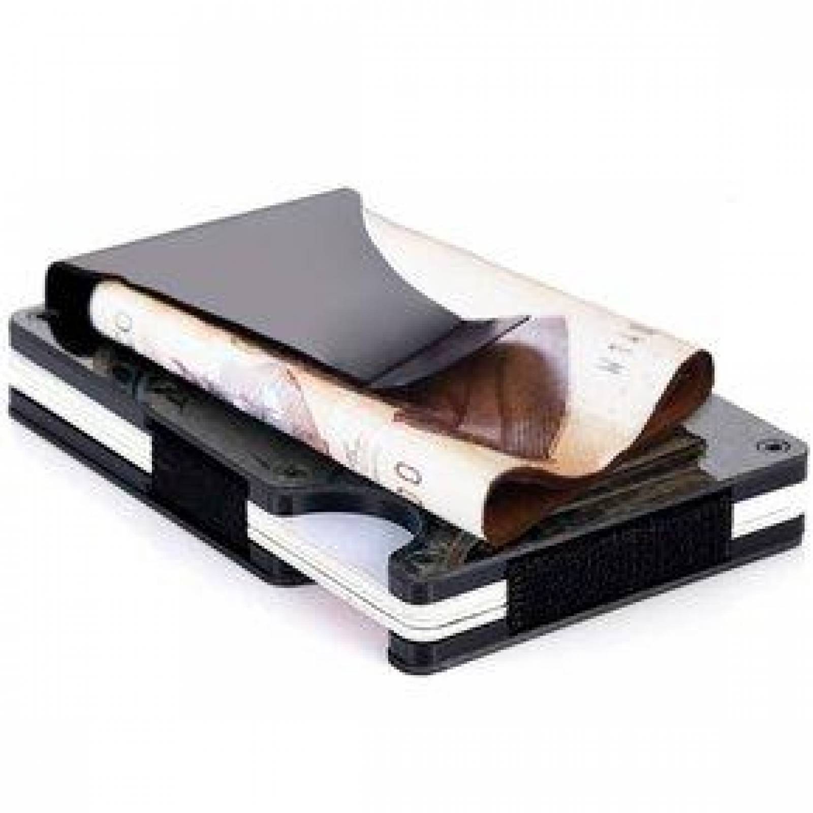 Tarjetero para Hombre Cartera Bloqueo RFID Evita Clonación Fraude 