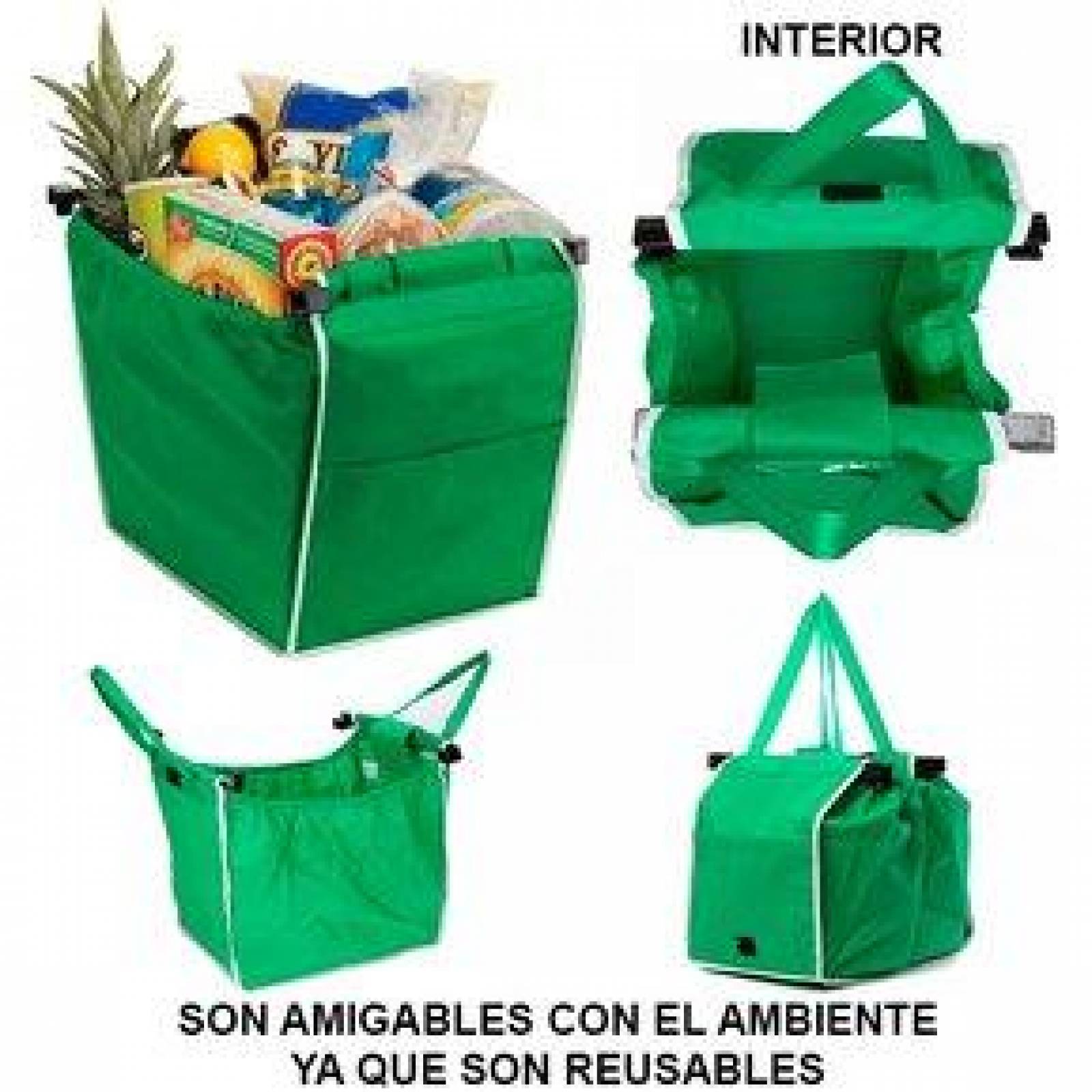 Bolsas Ecológicas para Carrito de Super Prácticas Reutilizables 