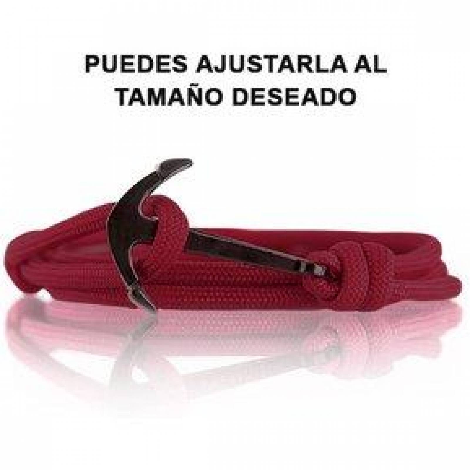 Pulsera Clásica Hombre Nautica Ancla Ajustable