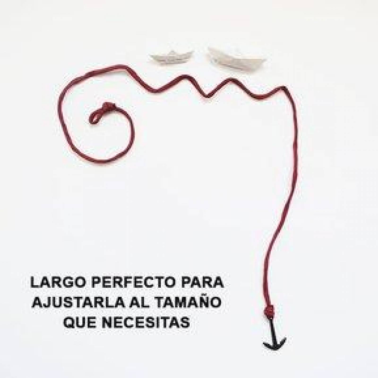 Pulsera Clásica Hombre Nautica Ancla Ajustable