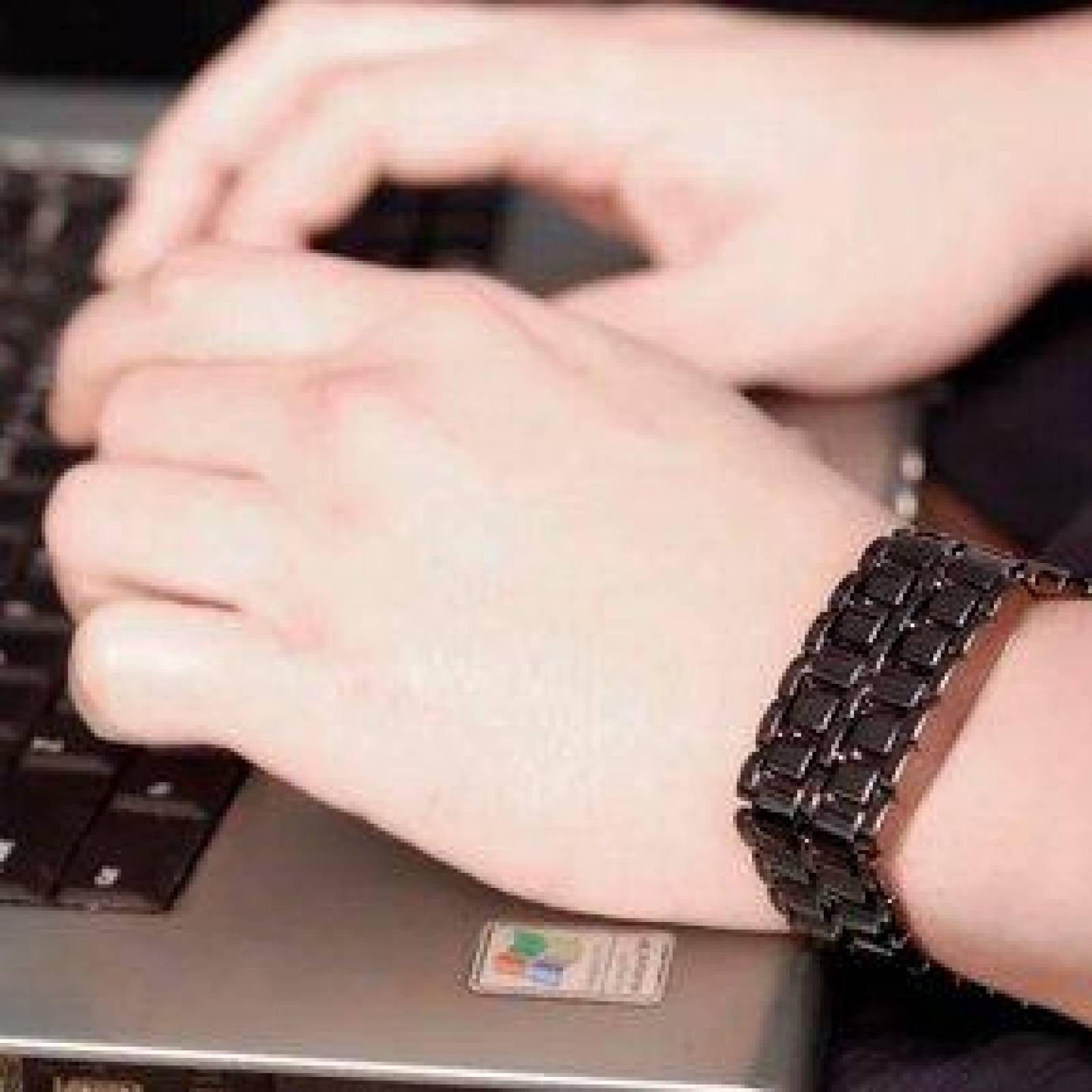 Reloj para Hombre Binario con Luz Led Estilo Samurai Casual Retro 