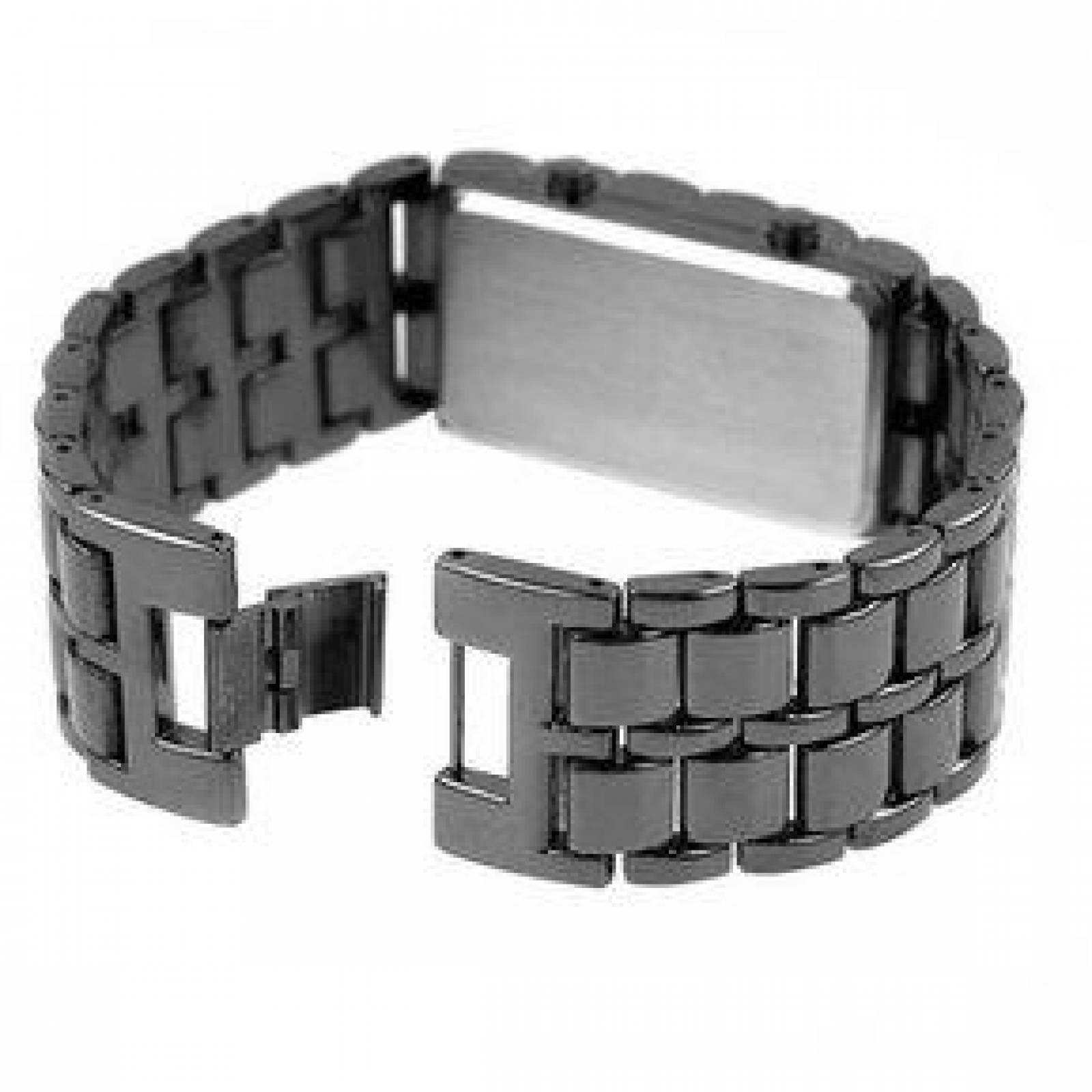 Reloj para Hombre Binario con Luz Led Estilo Samurai Casual Retro 