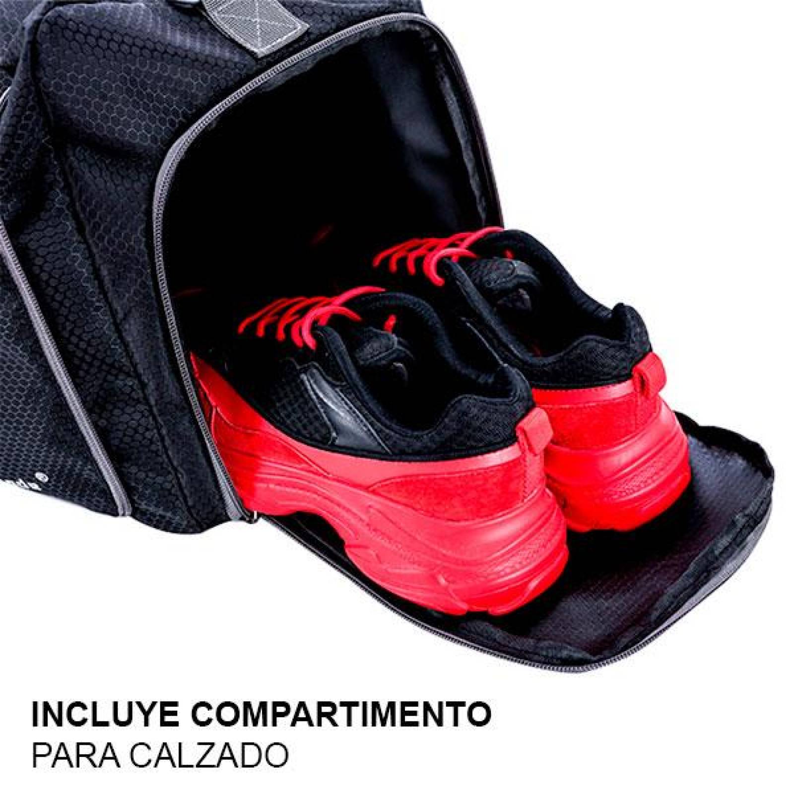 Maleta Plegable, Multifuncional, Amplia, Resistente, Mochila, Cómoda, Azul Rojo