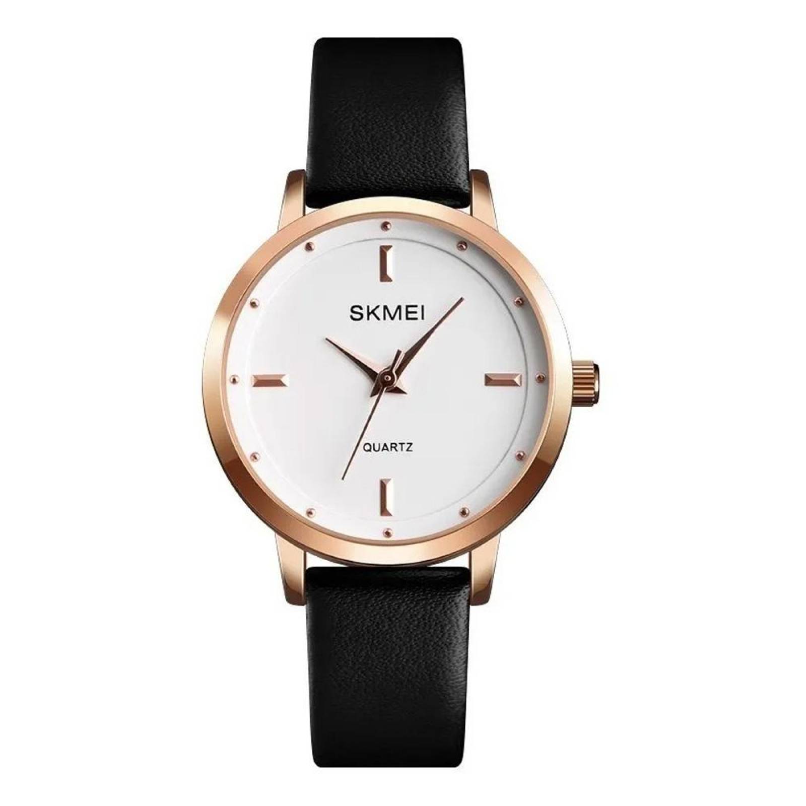 Reloj para Mujer Análogo, Detalle en Indicadores, Correa Ajustable a la Muñeca, Diseño Minimalista,  