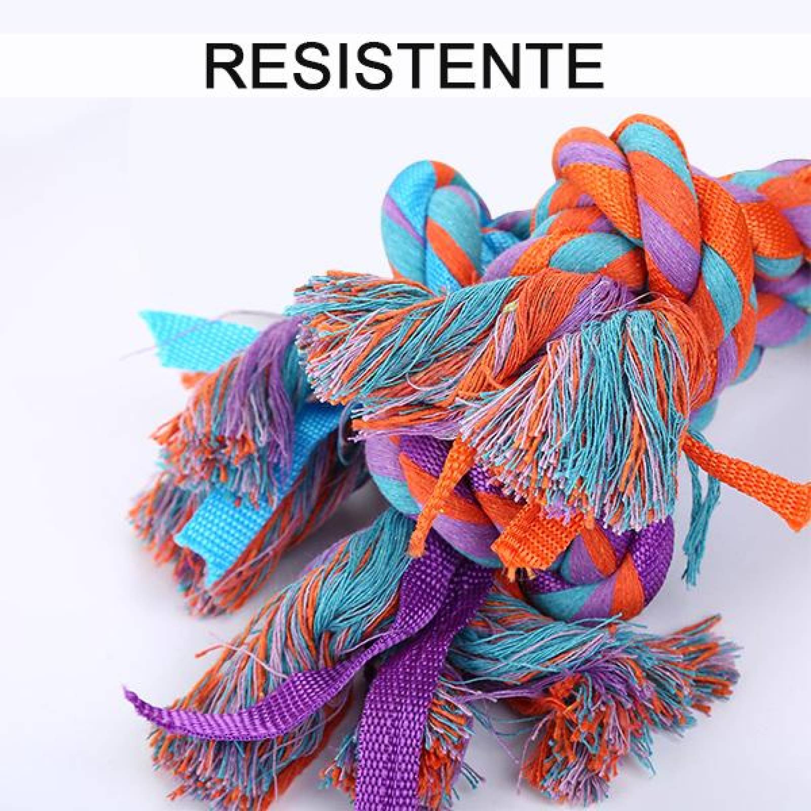 Juguete de Cuerda para Perros, Entrena los dientes de su cachorro, Evita el aburrimiento y Alivia el 