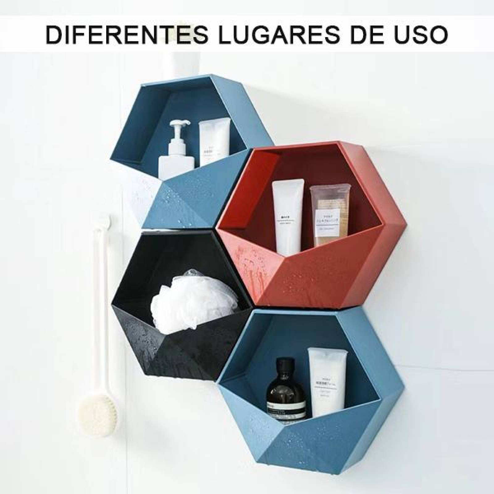 Repisa Hexágonal Ligera y Resistente