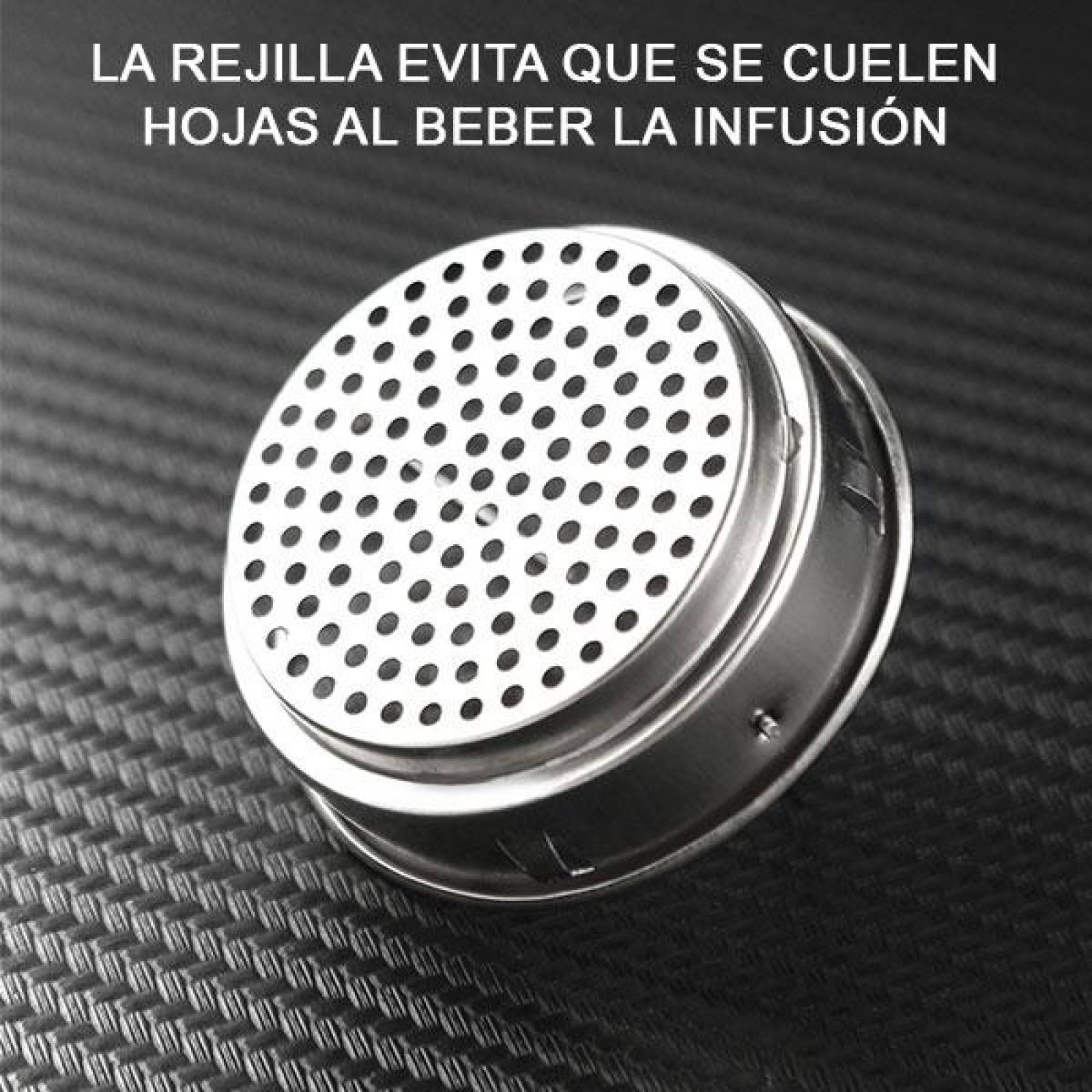 Termo Infusor Doble Capa de Vidrio 2 Hrs de Aislamiento Térmico 