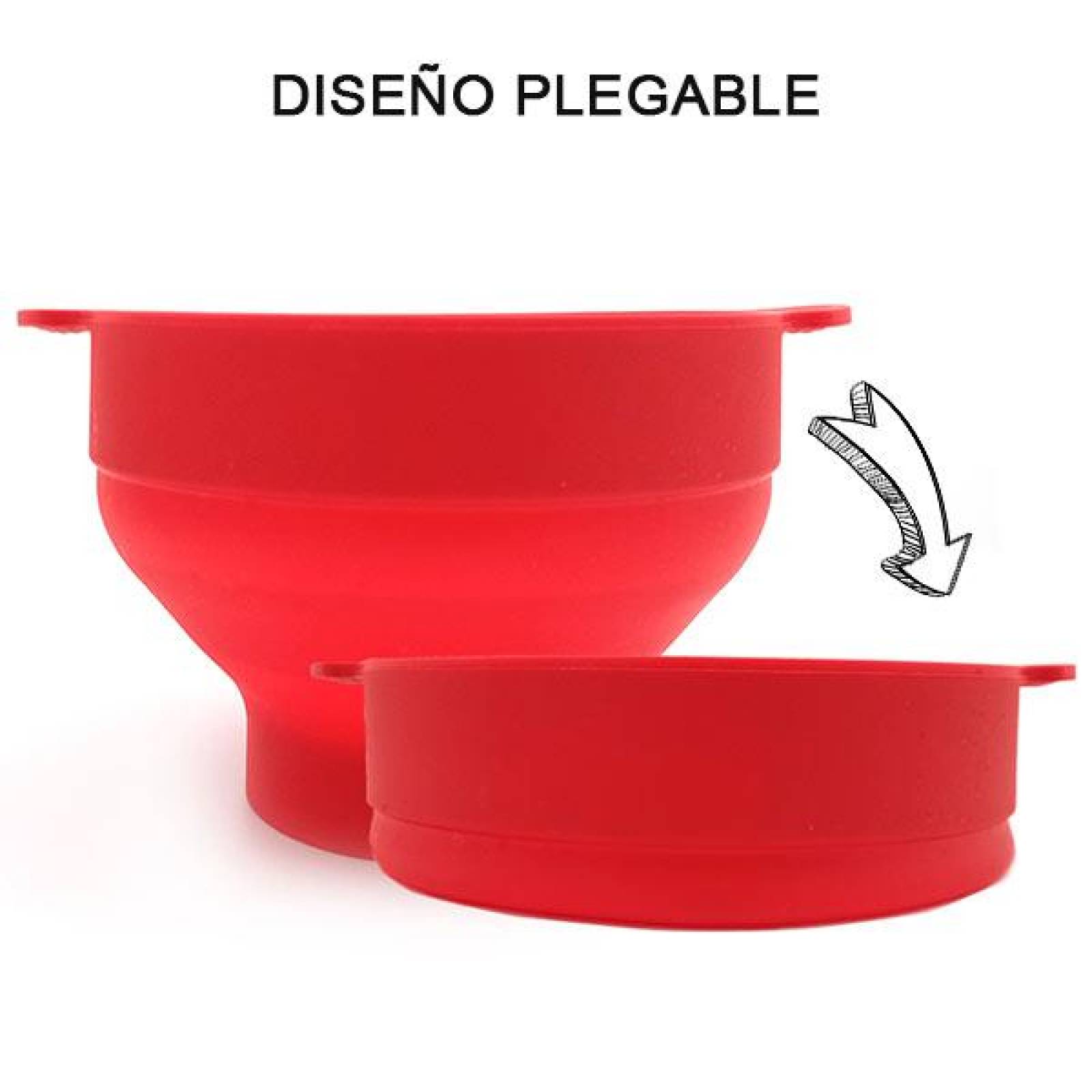 TAZÓN MULTI USOS PARA PALOMITAS ROJO 