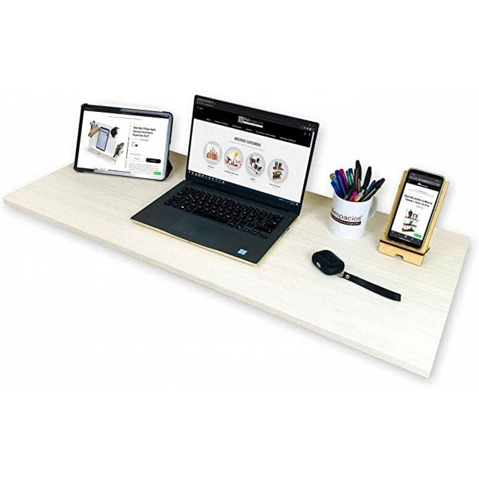 Escritorio tipo repisa para computadora plegable Tenen