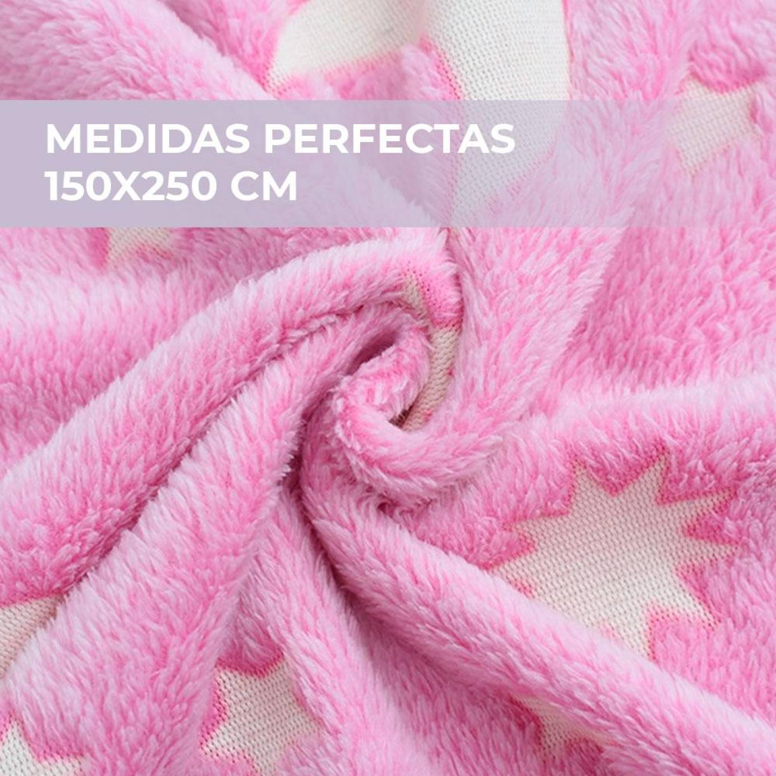 Cobija de Franela con Estampado que Brilla en la Oscuridad 