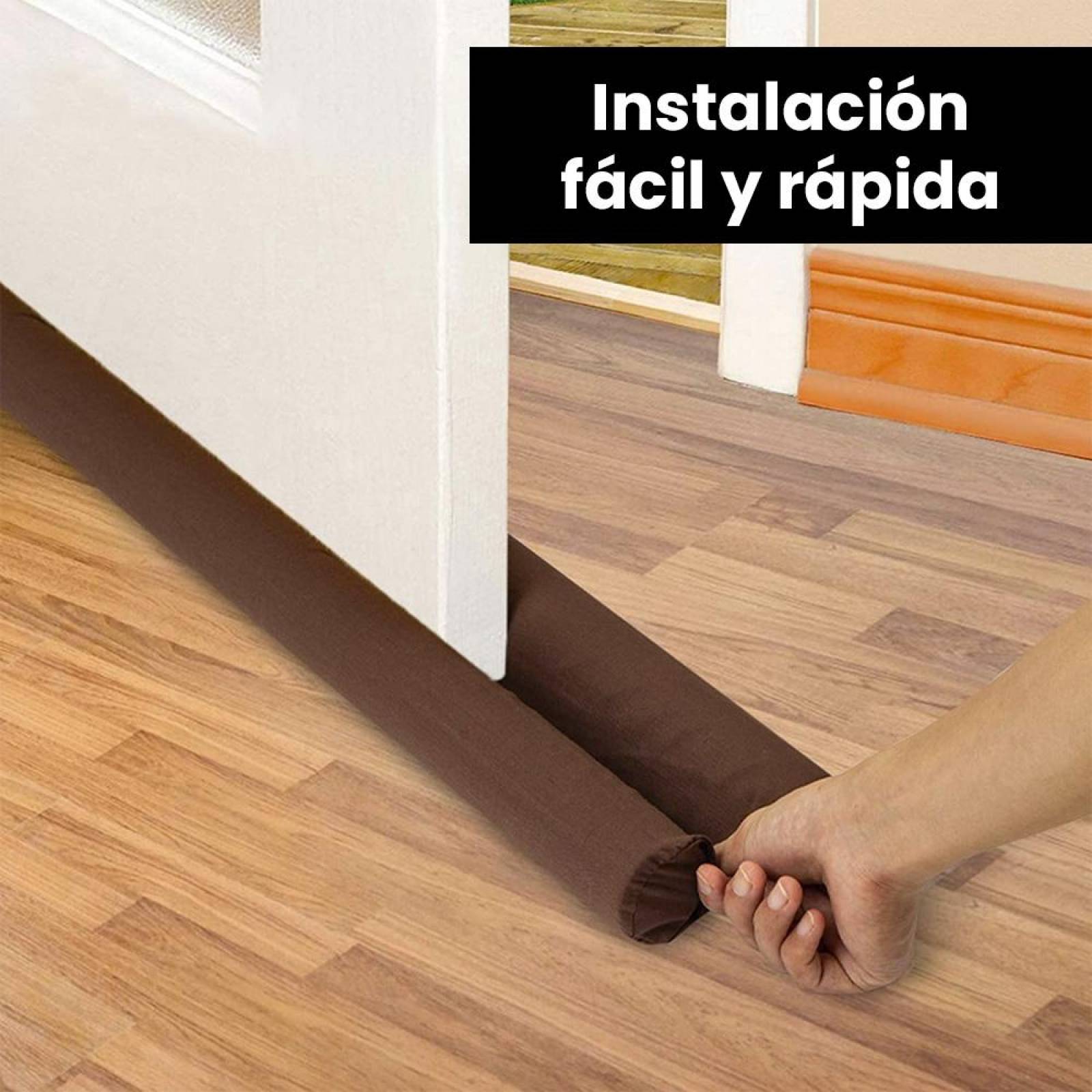 Protector Guardapolvo para Puertas y Ventanas, Tope para Puerta, Diseño de Doble Borde, Cubrepolvo,  