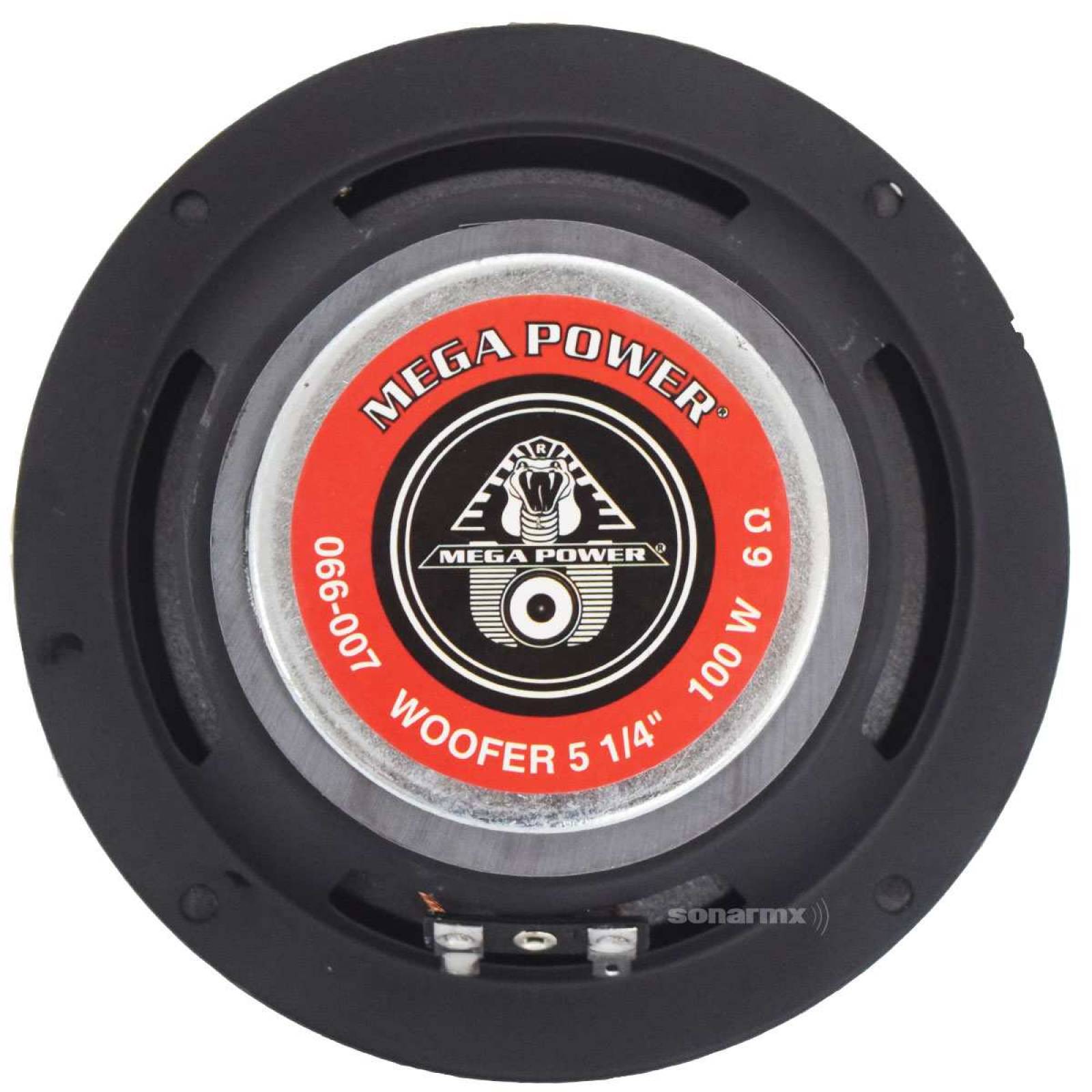 Bocina 5 1 4 Pulgadas Medios woofer suspension 