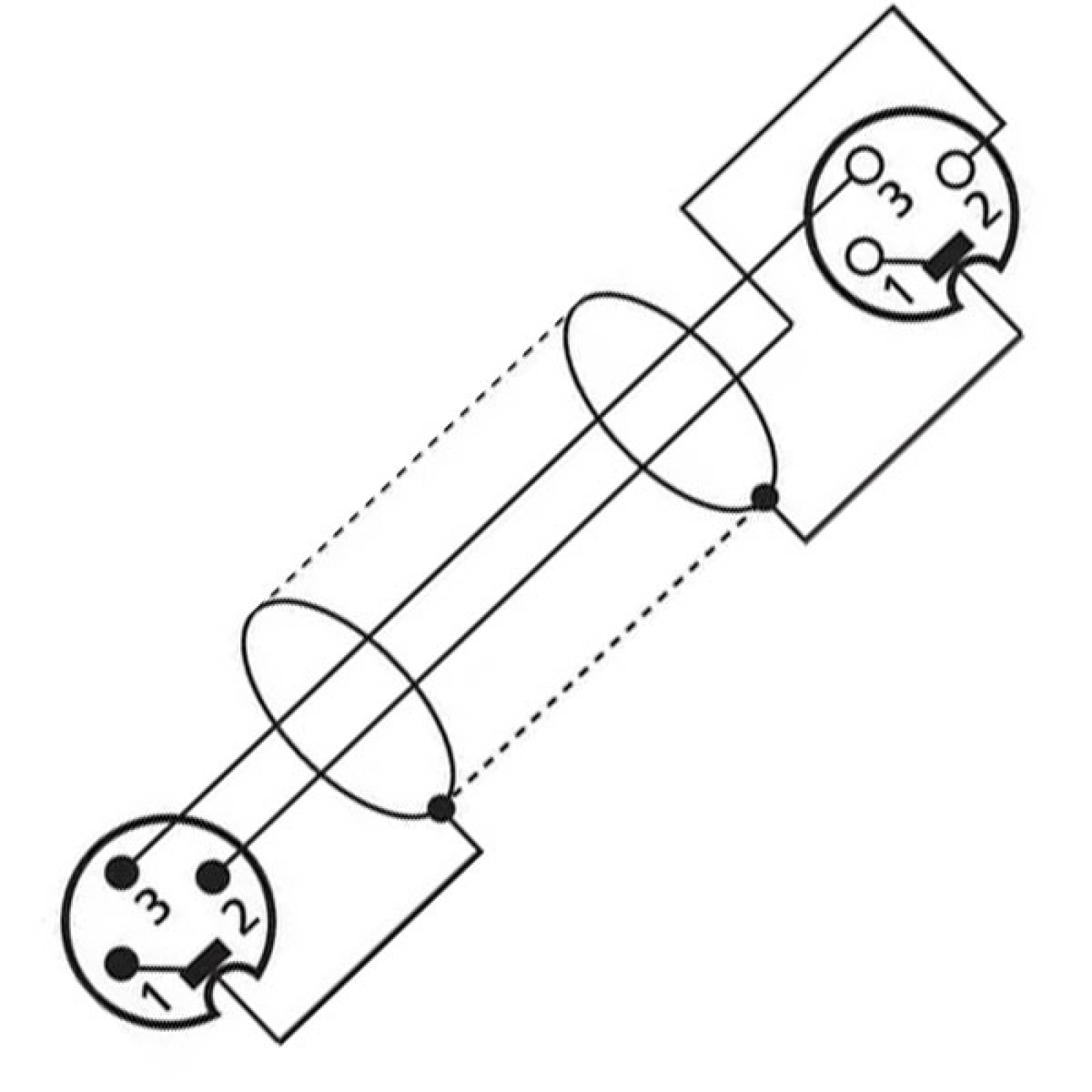 4 Cable Jack Canon A Plug Canon 10 Metros Para Microfono Xlr